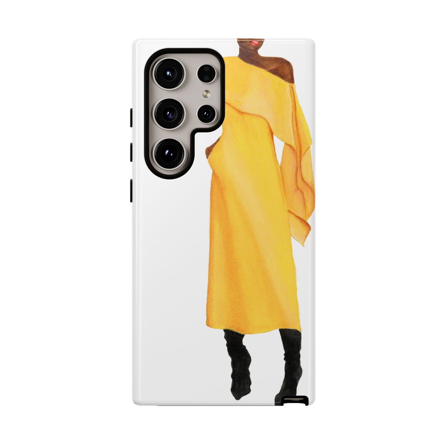 Bright Yellow Dress Phone Case