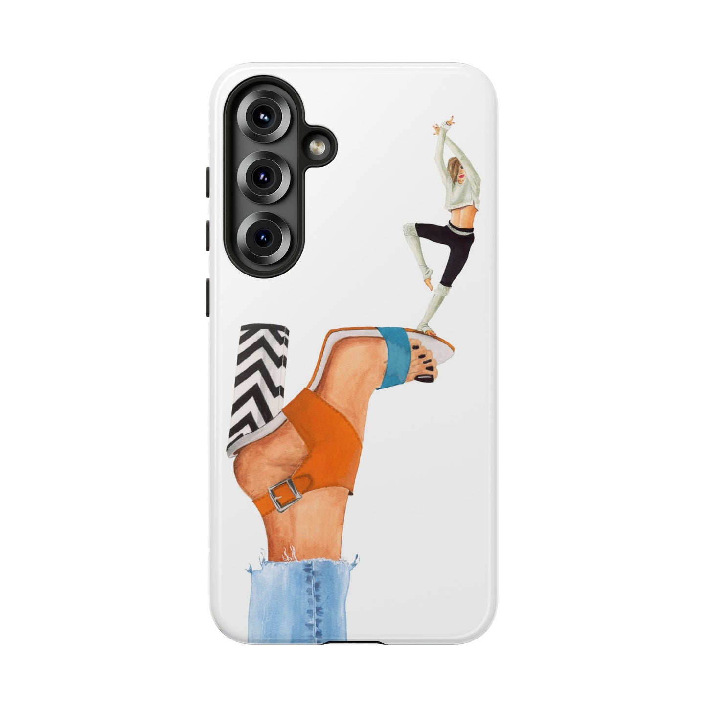 Dancer on a Zig-Zag Heel Phone Case