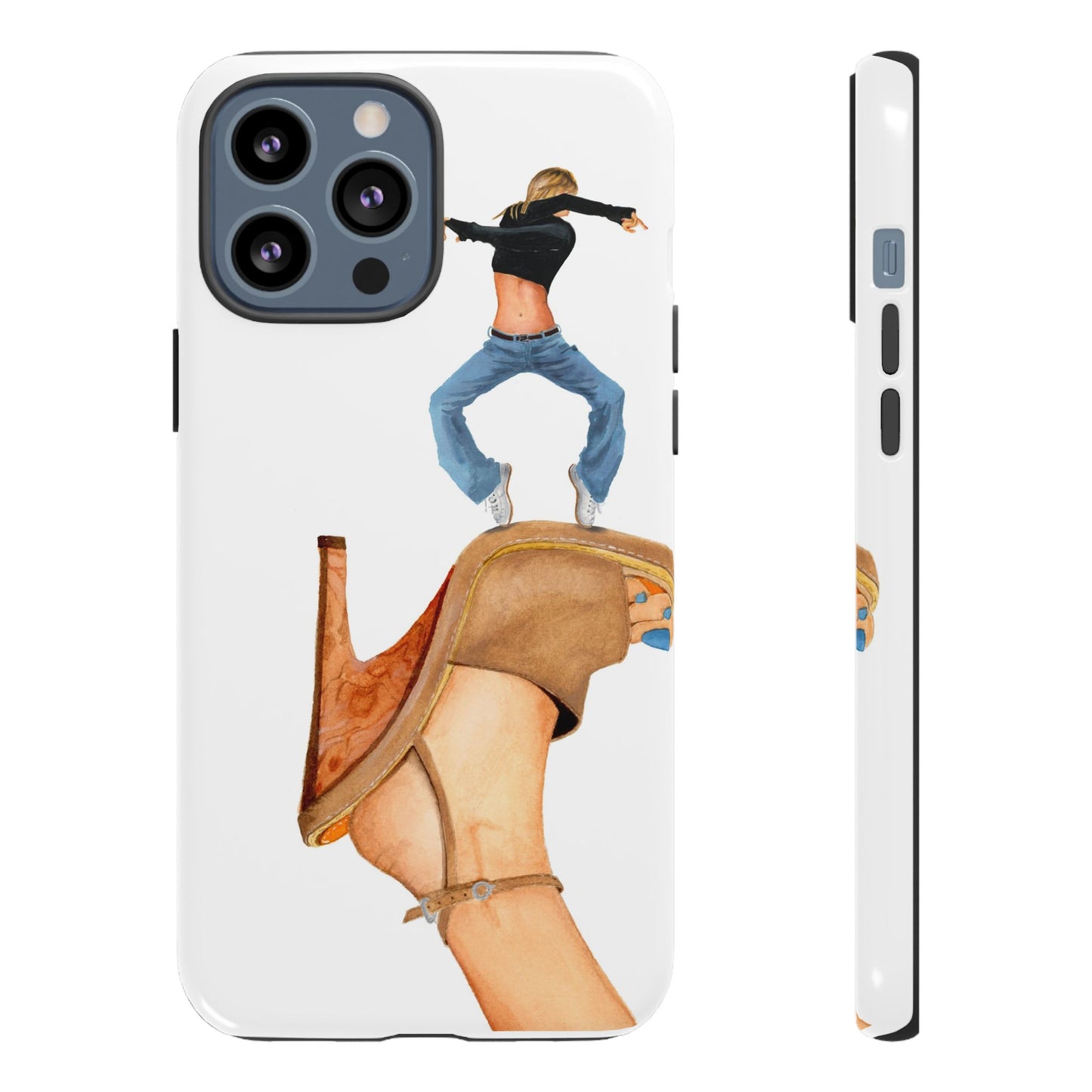 Criss-Cross on a Shoe Phone Case