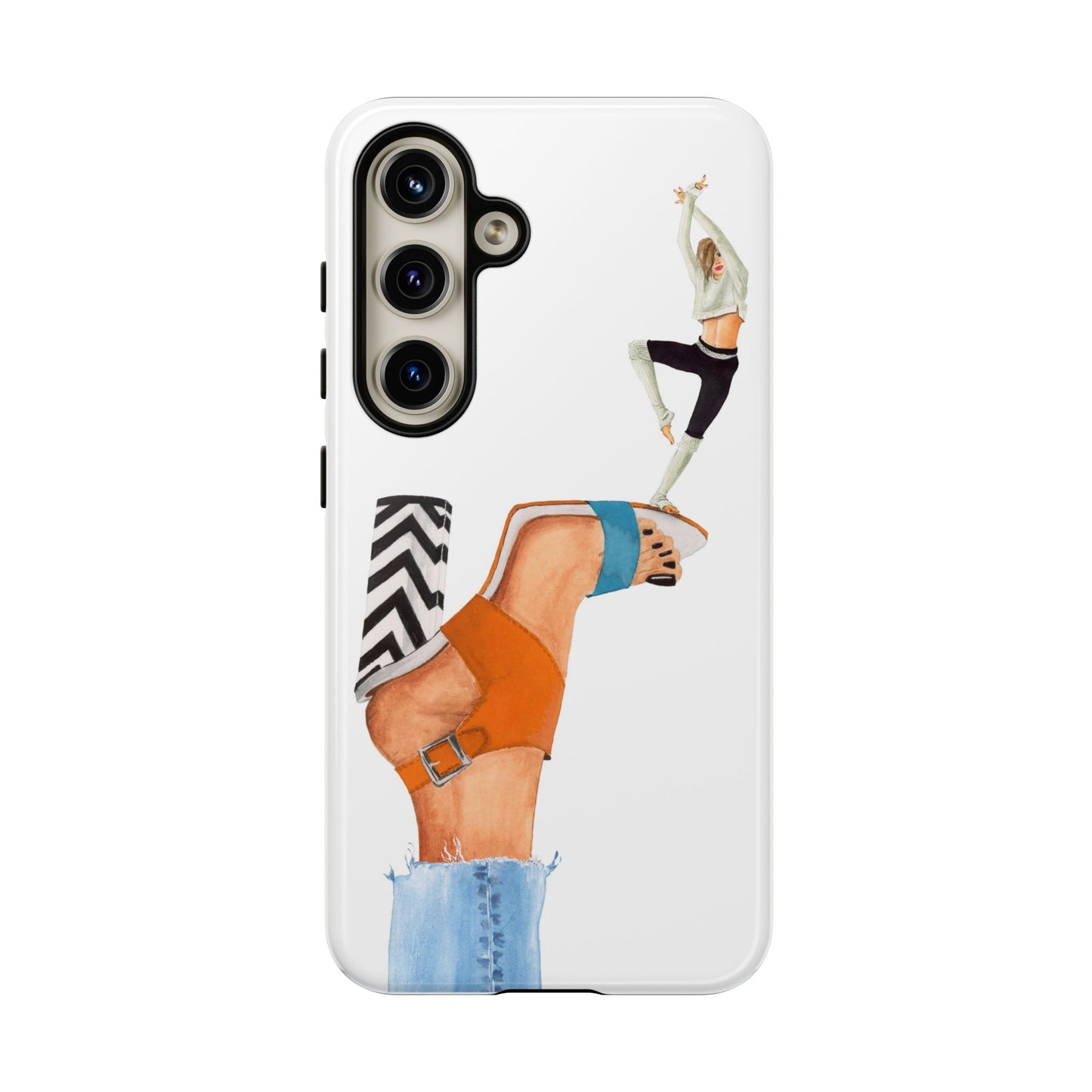 Dancer on a Zig-Zag Heel Phone Case