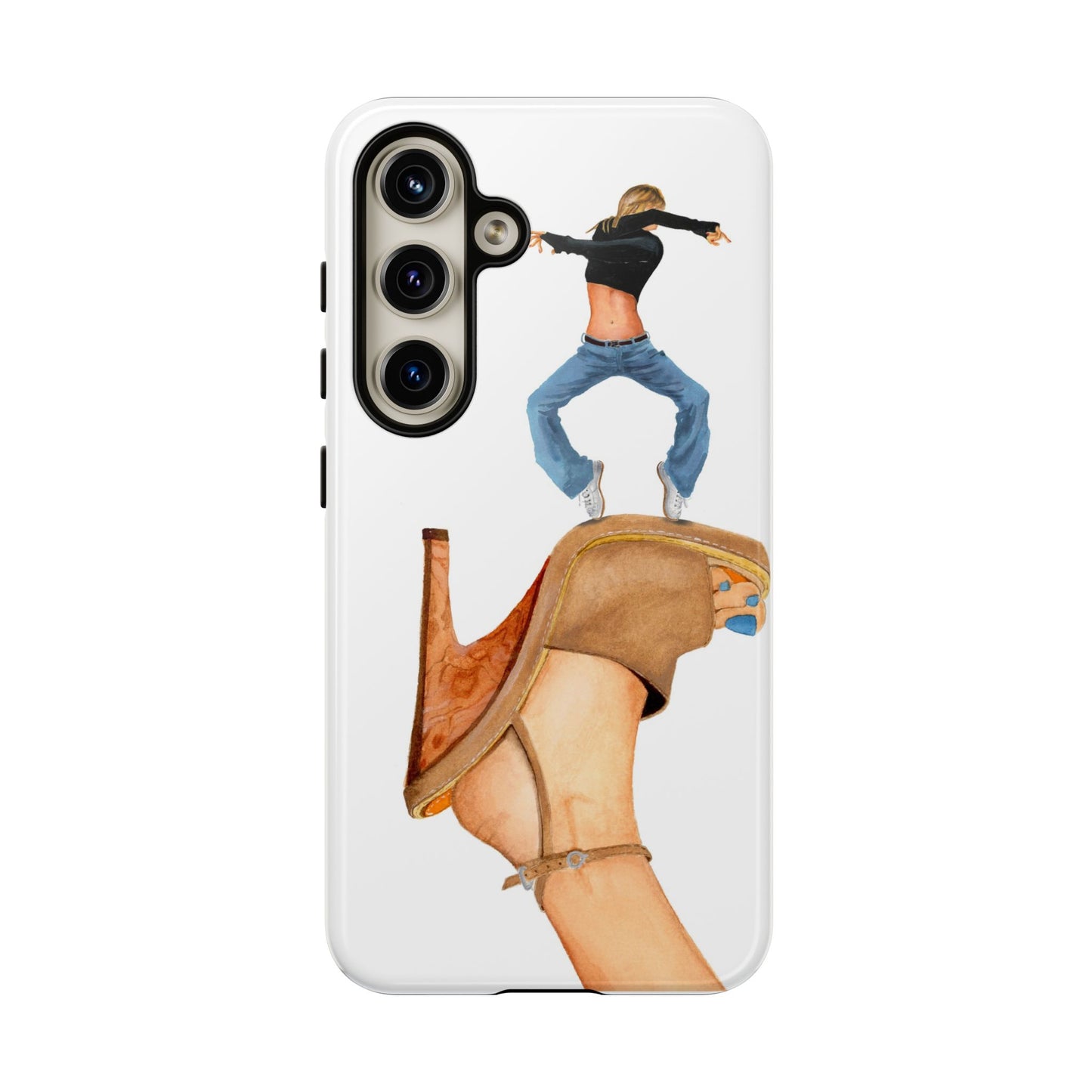 Criss-Cross on a Shoe Phone Case