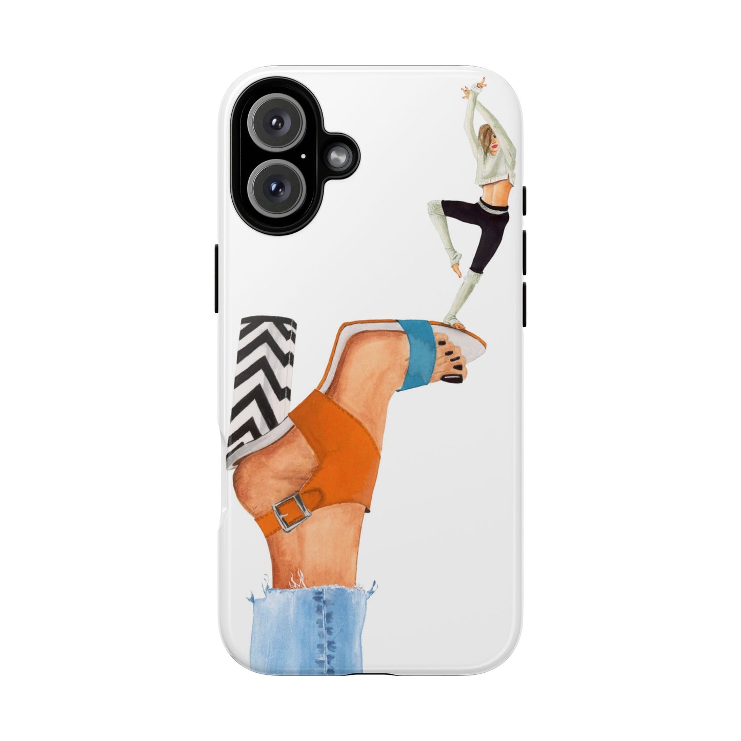 Dancer on a Zig-Zag Heel Phone Case
