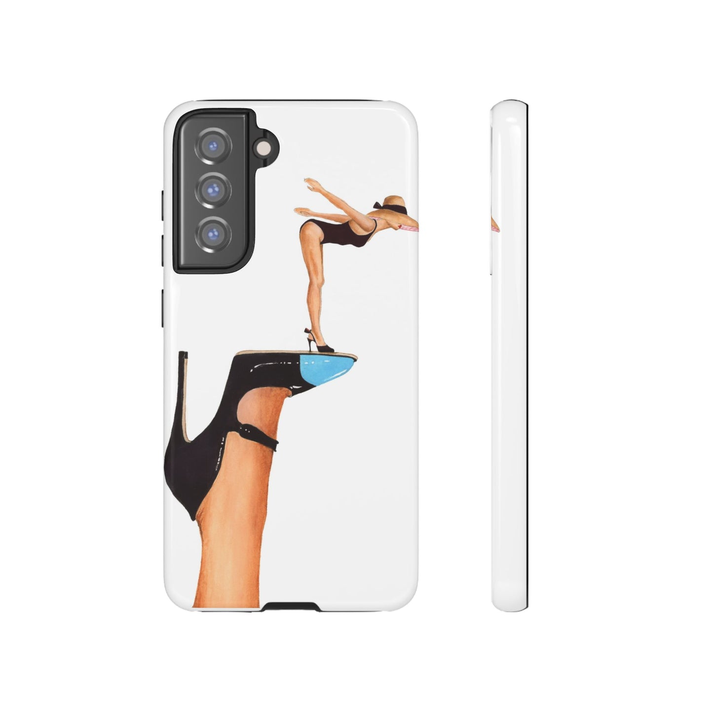 Turquoise Toe Diver Phone Case