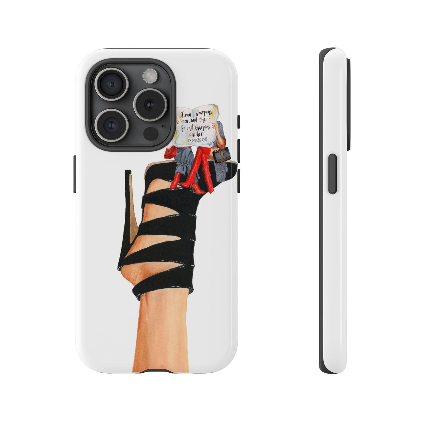 Iron Sharpens Iron Phone Case
