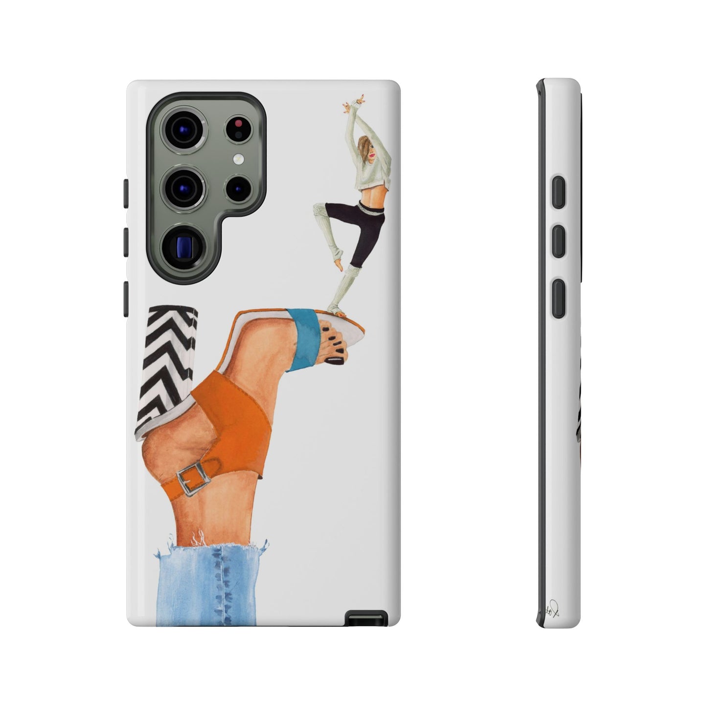 Dancer on a Zig-Zag Heel Phone Case