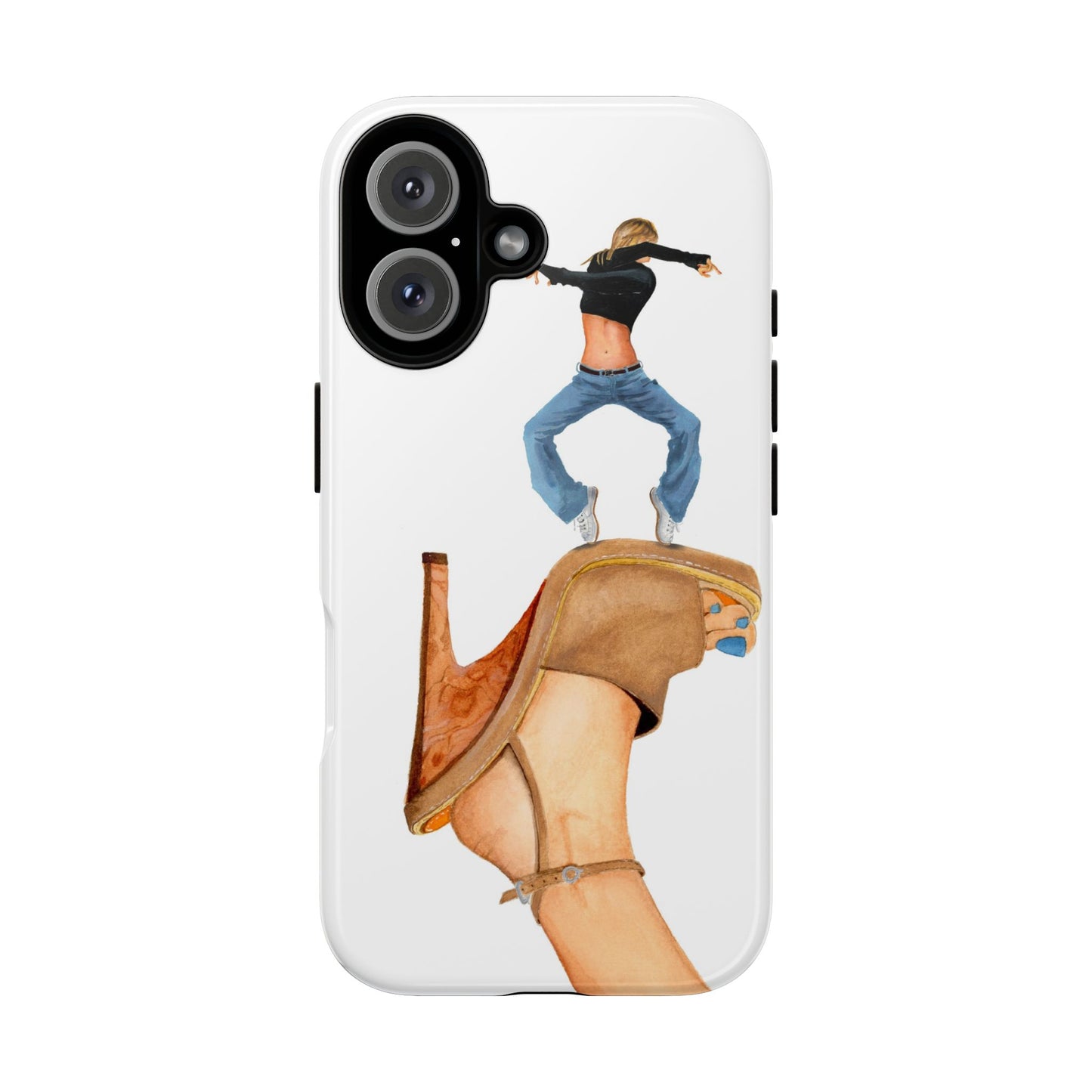 Criss-Cross on a Shoe Phone Case