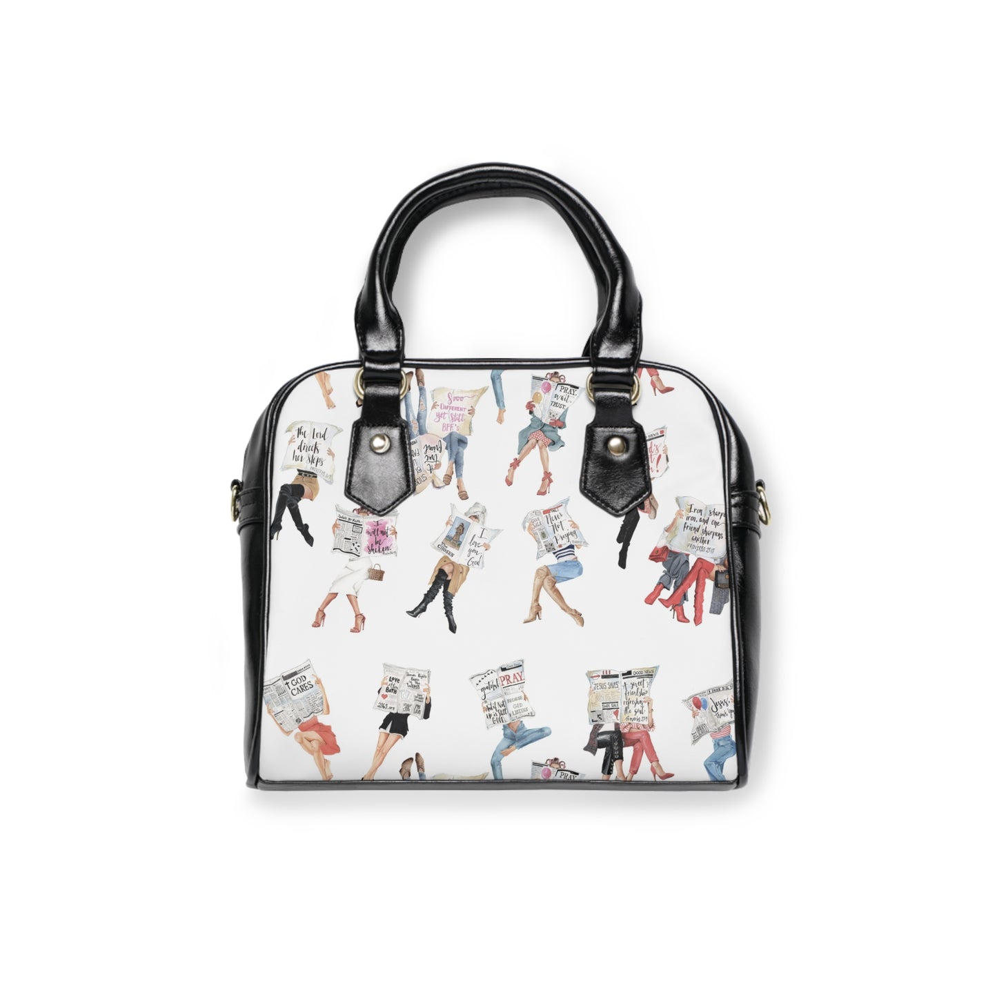 Praying Girls are the Prettiest Girls Shoulder Handbag