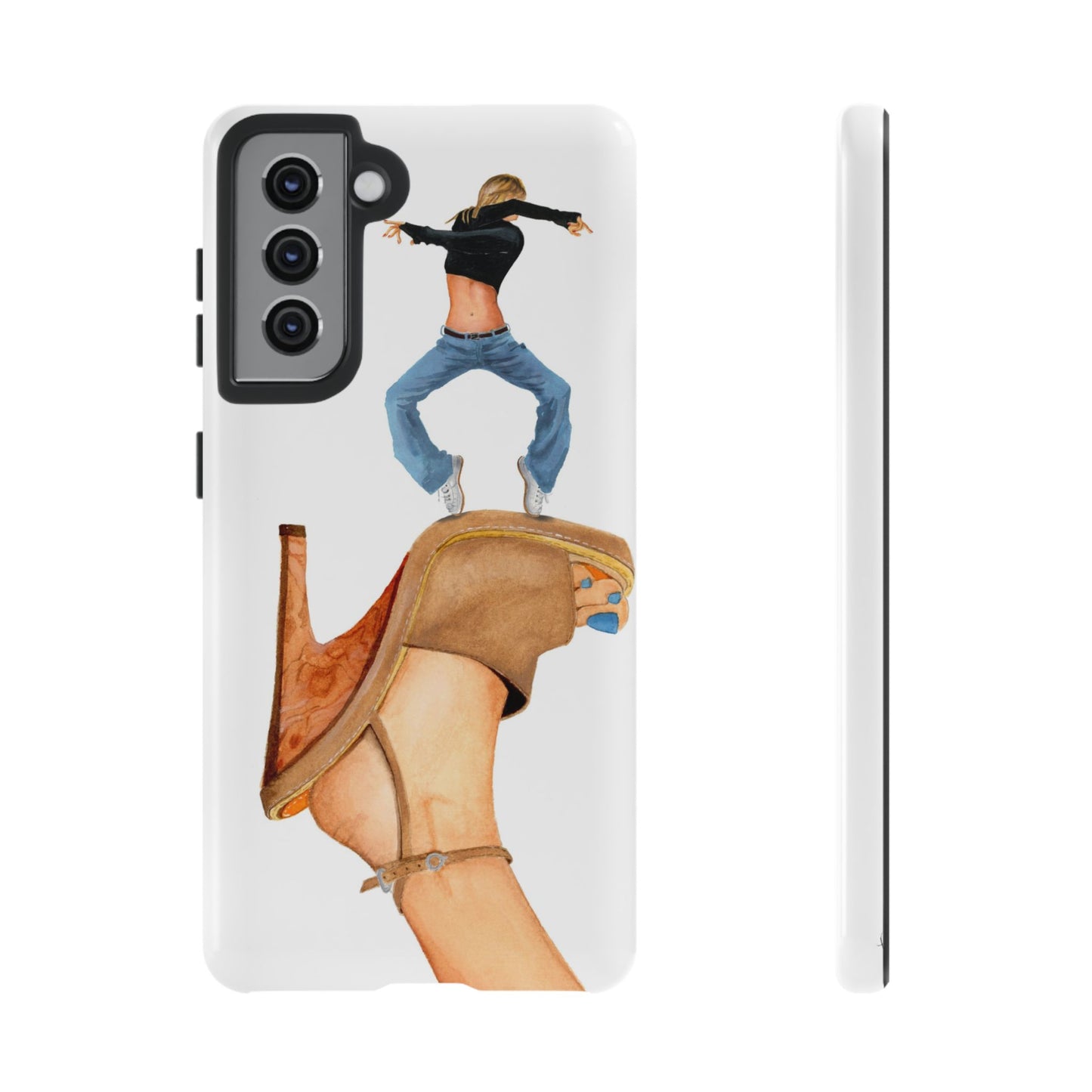 Criss-Cross on a Shoe Phone Case