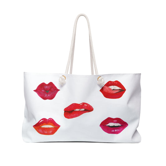 Five Lips Weekender Bag