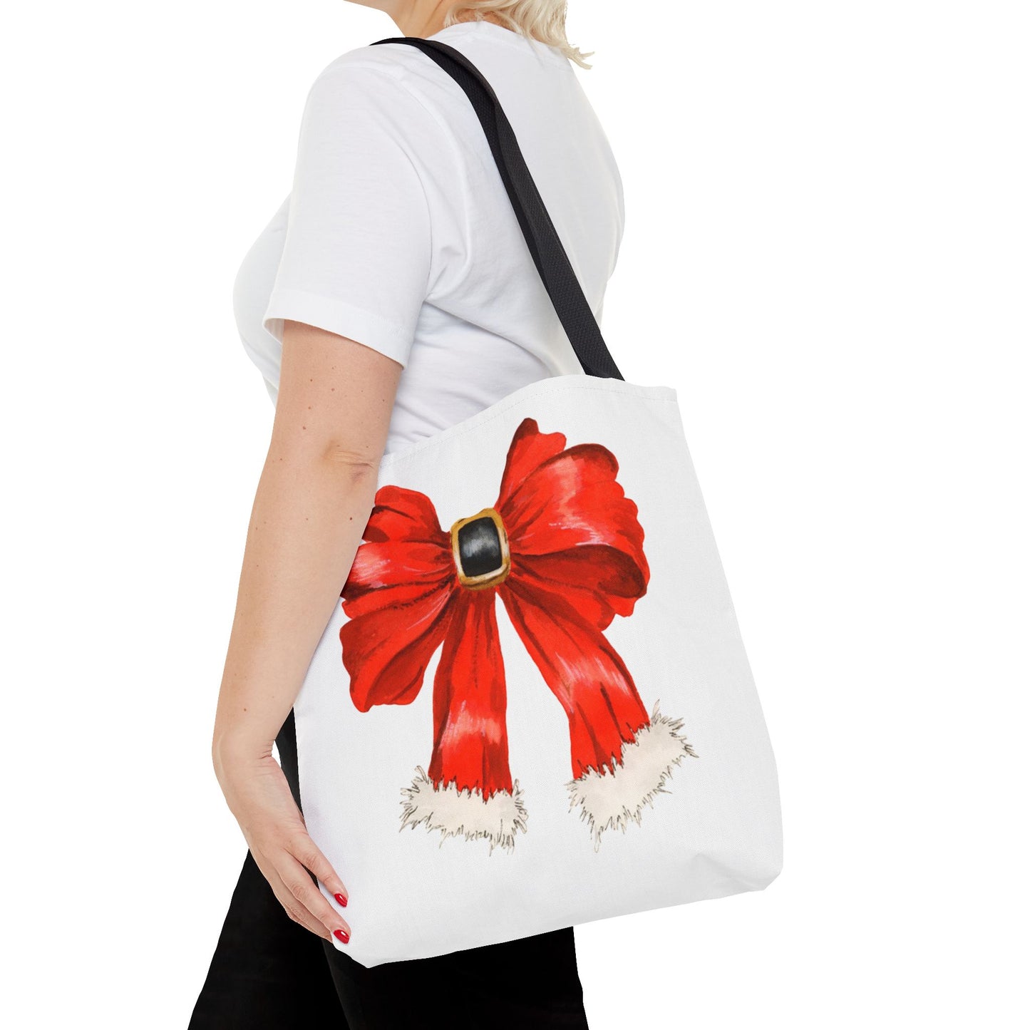 Christmas Bow Tote Bag (AOP)