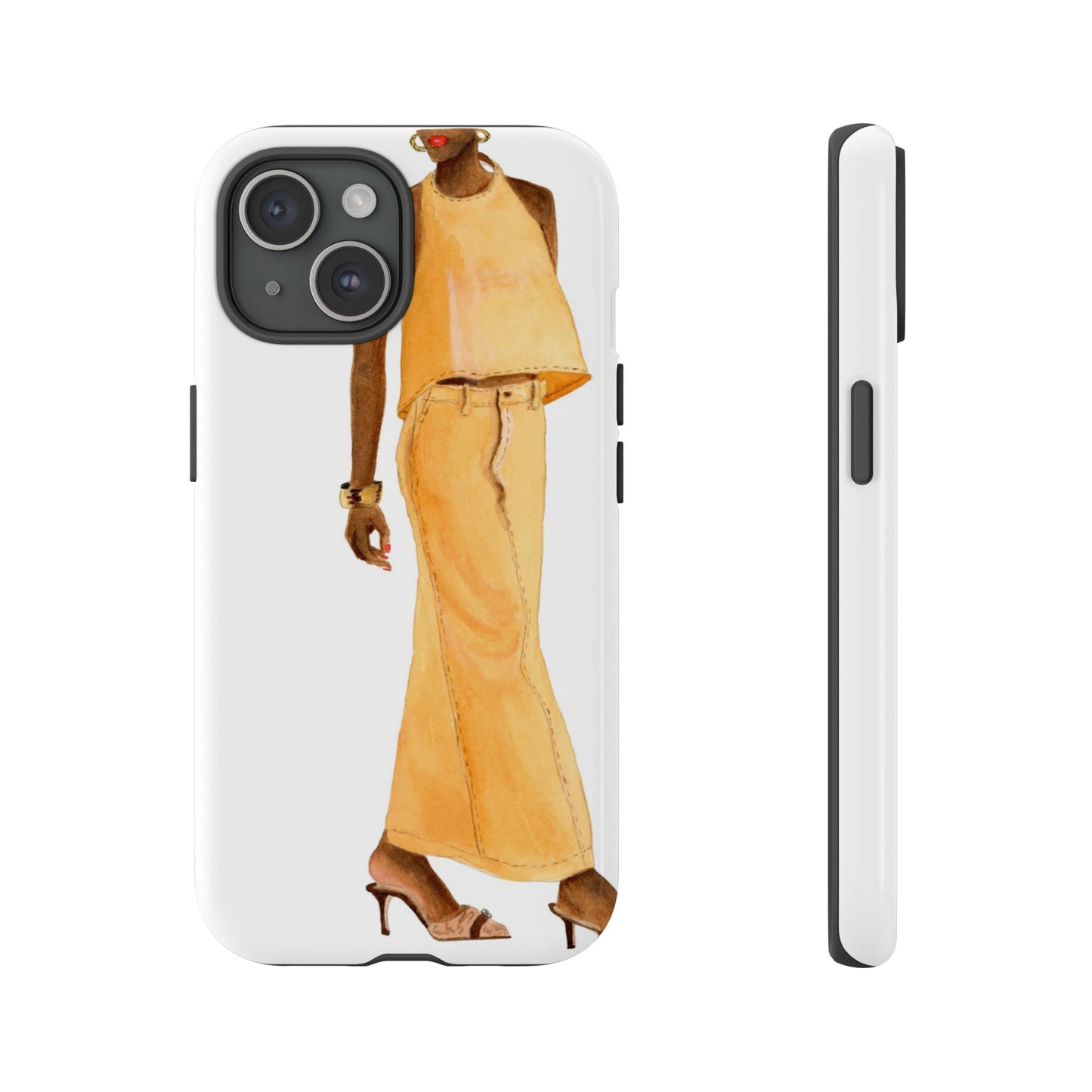 Orange Two Piece Phone Case