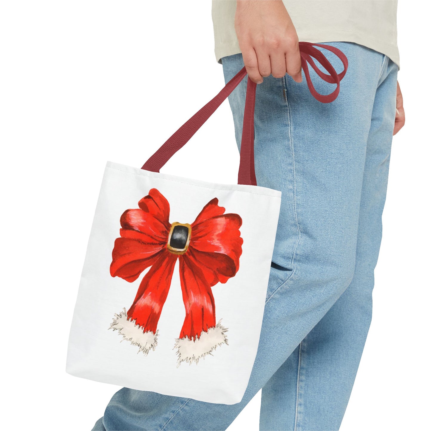 Christmas Bow Tote Bag (AOP)