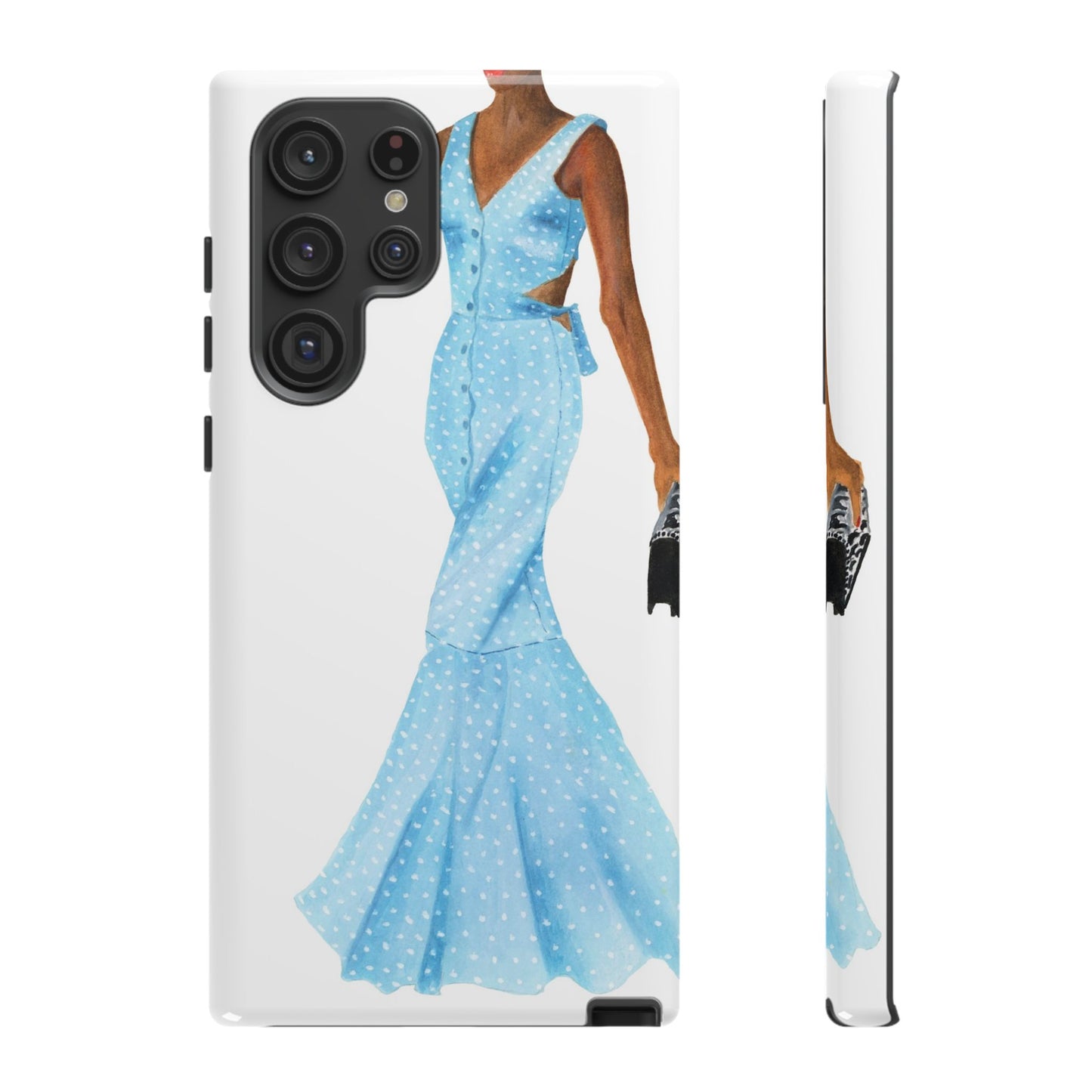 Powder Blue Dress Phone Case