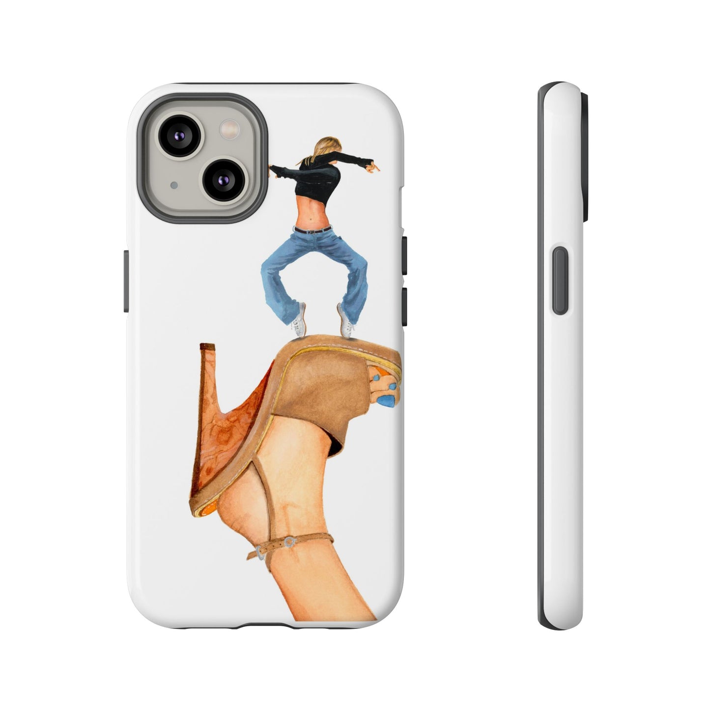 Criss-Cross on a Shoe Phone Case