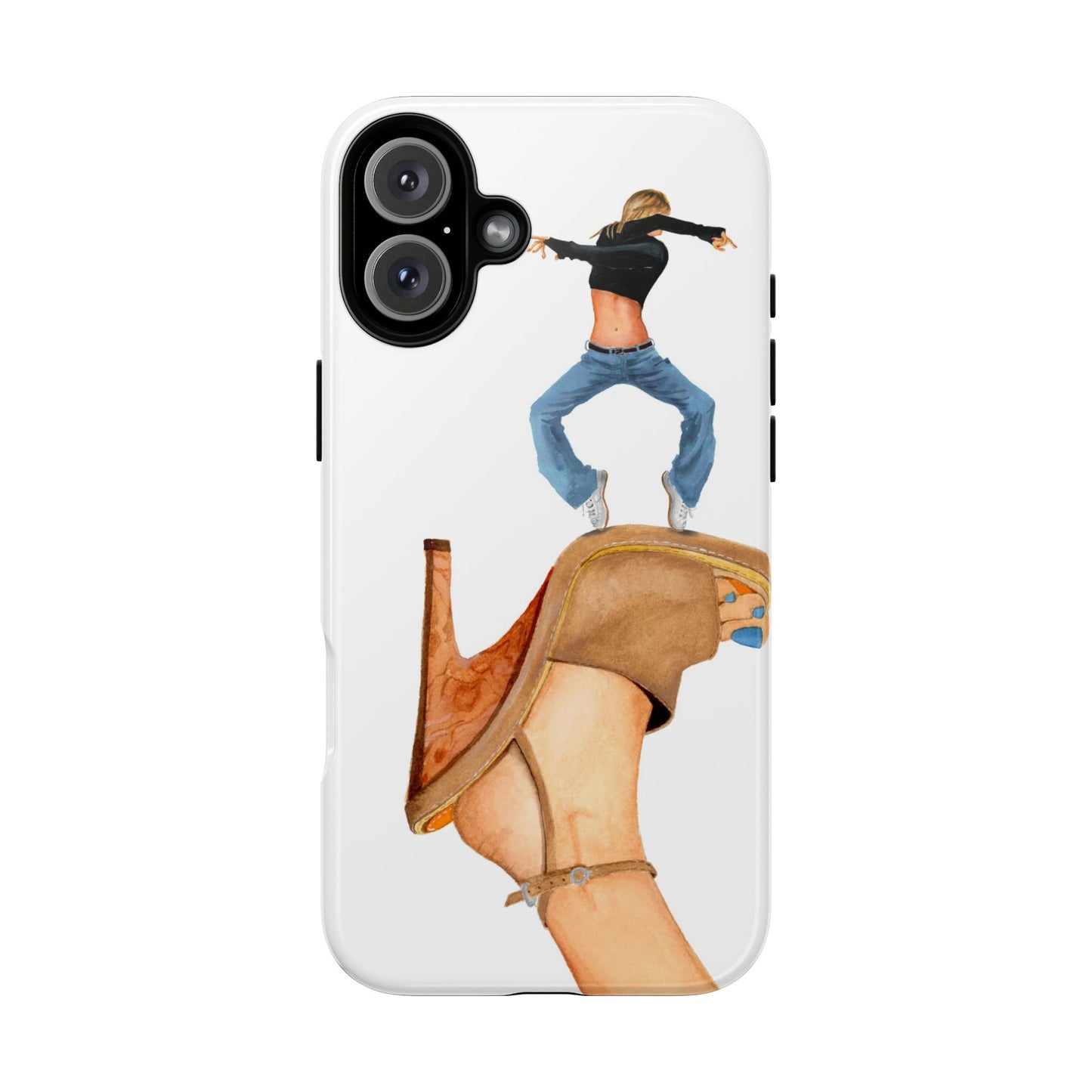 Criss-Cross on a Shoe Phone Case