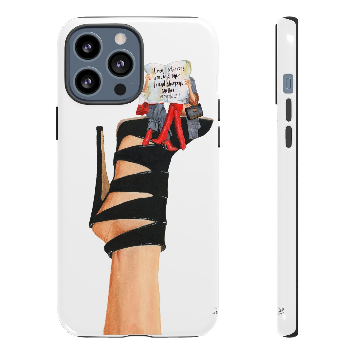 Iron Sharpens Iron Phone Case