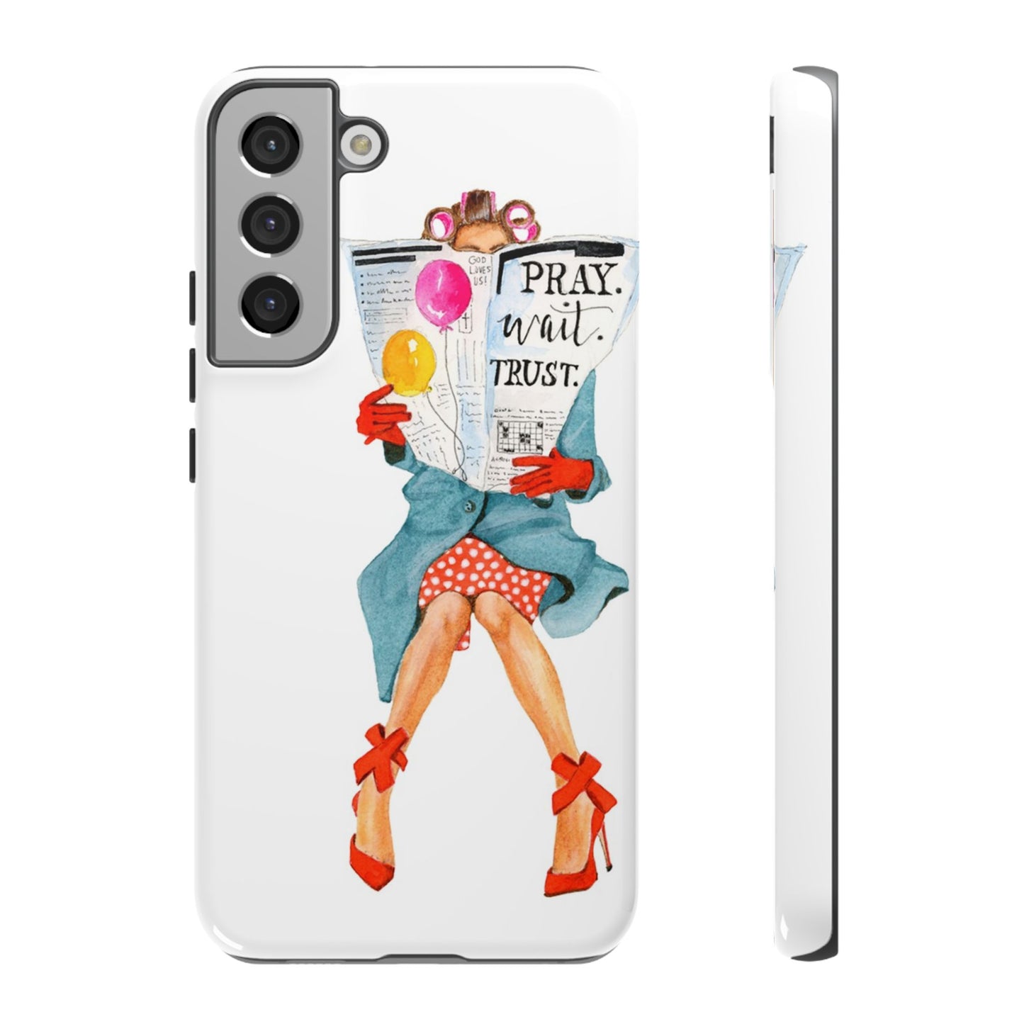 Pray, Wait, Trust Phone Case