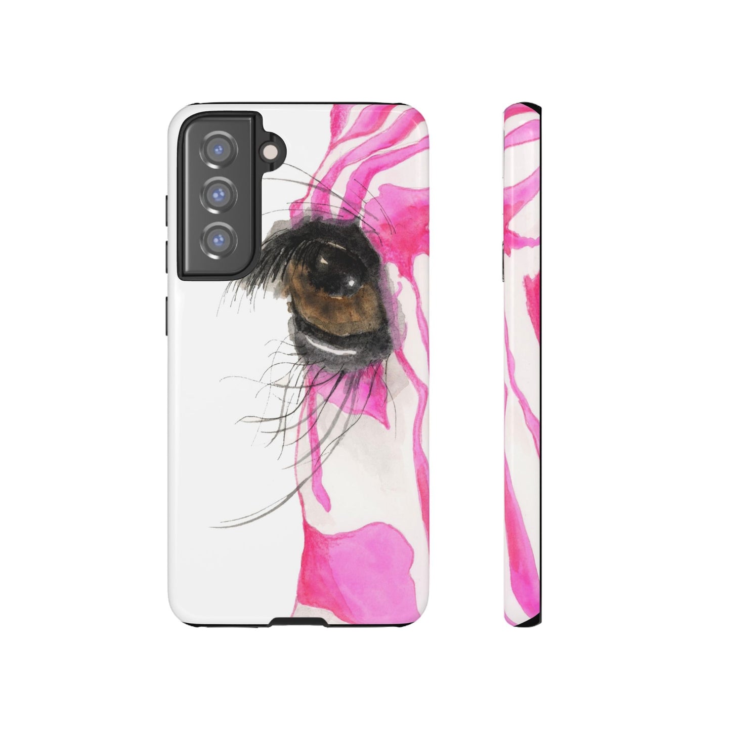 Pink Zebra Phone Case