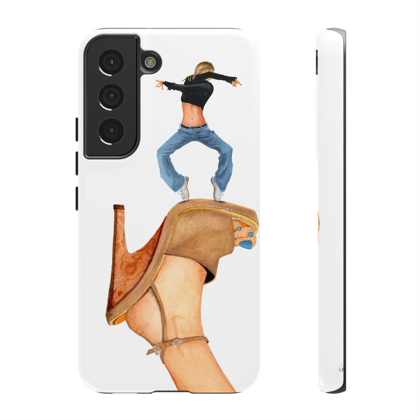 Criss-Cross on a Shoe Phone Case