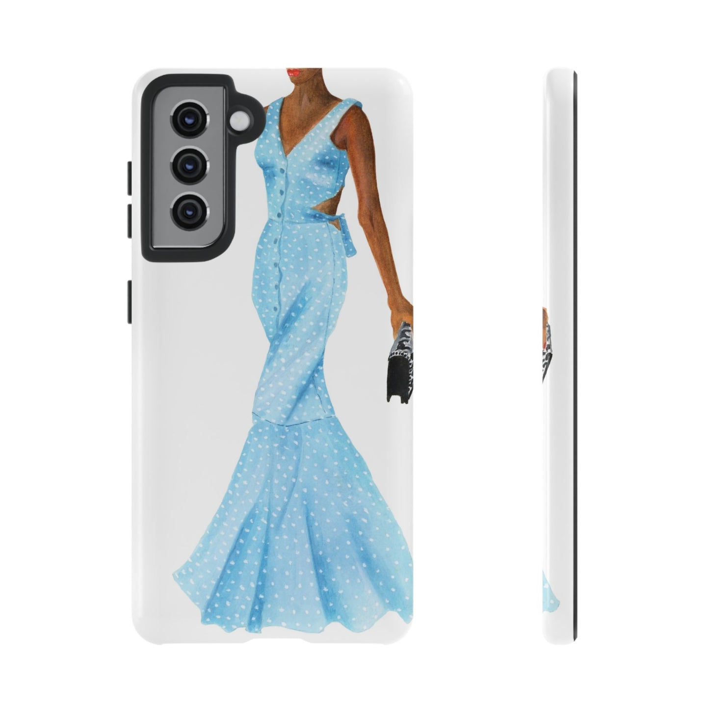 Powder Blue Dress Phone Case
