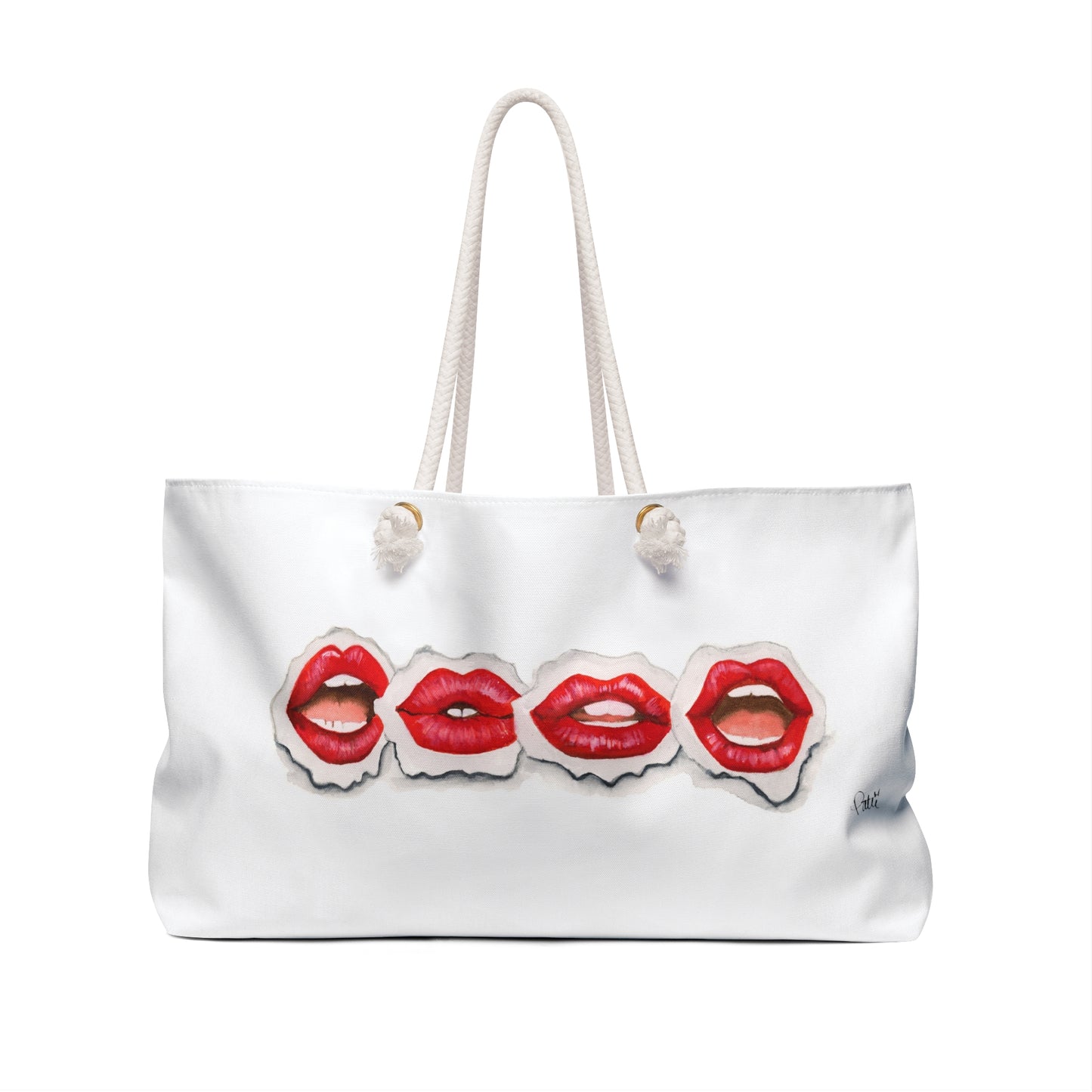 Four Lips Weekender Bag