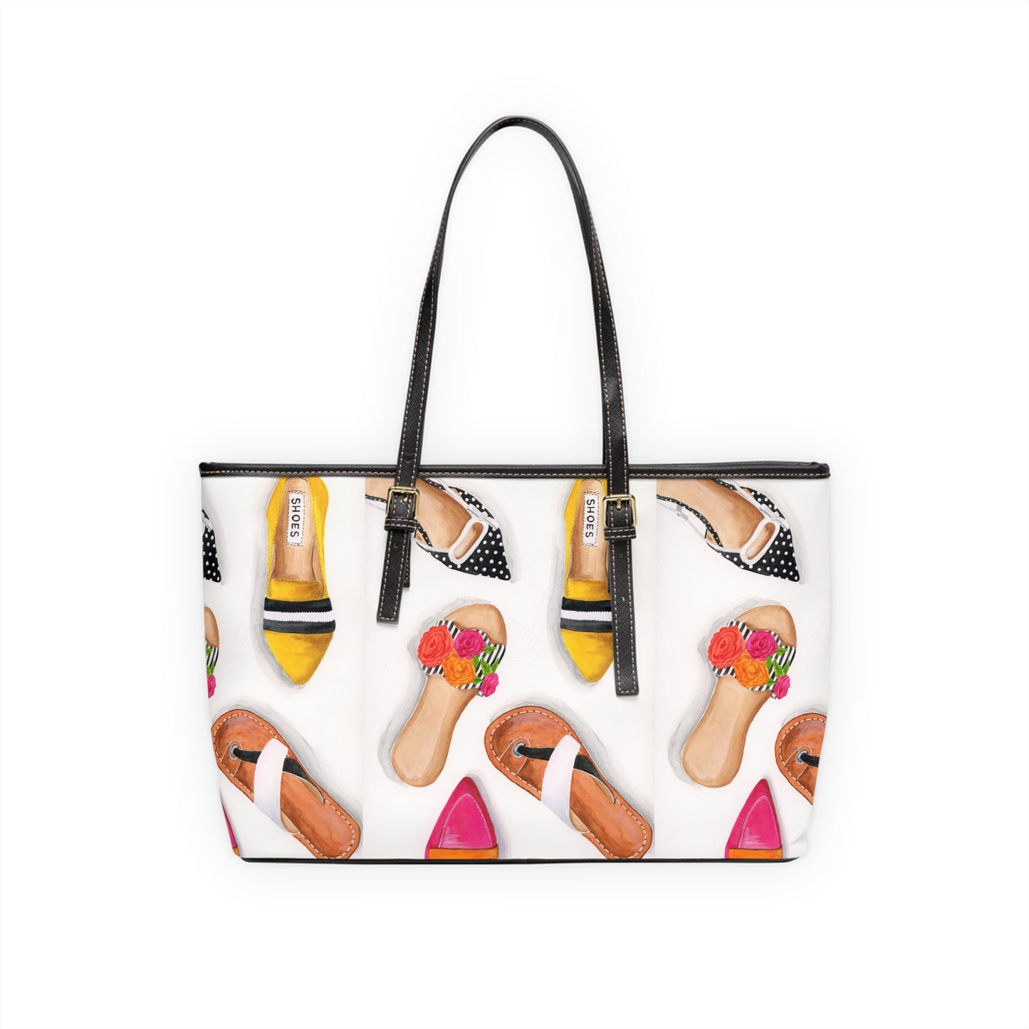 My Favorite Shoes PU Leather Shoulder Bag