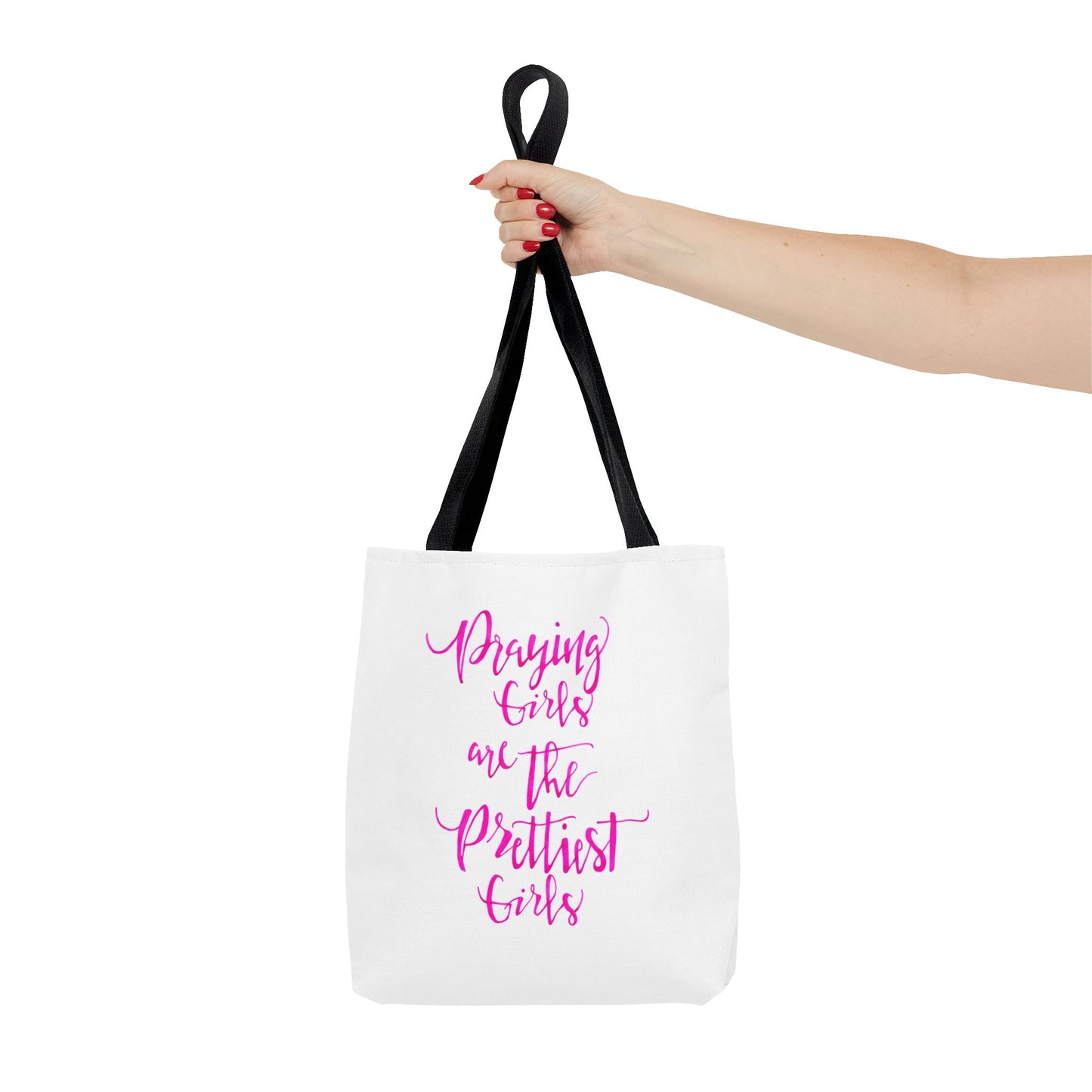 Praying Girls Tote Bag (AOP)