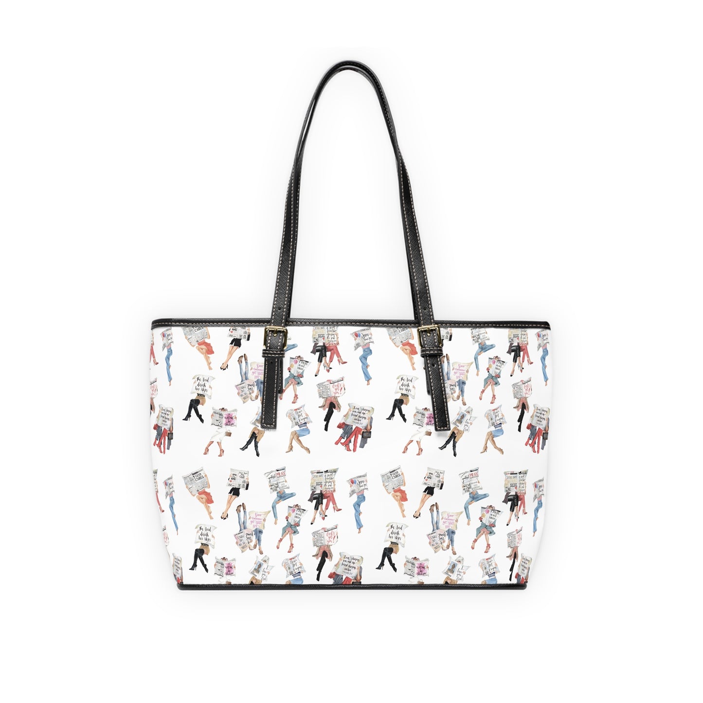 Praying Girls are the Prettiest Girls PU Leather Shoulder Bag