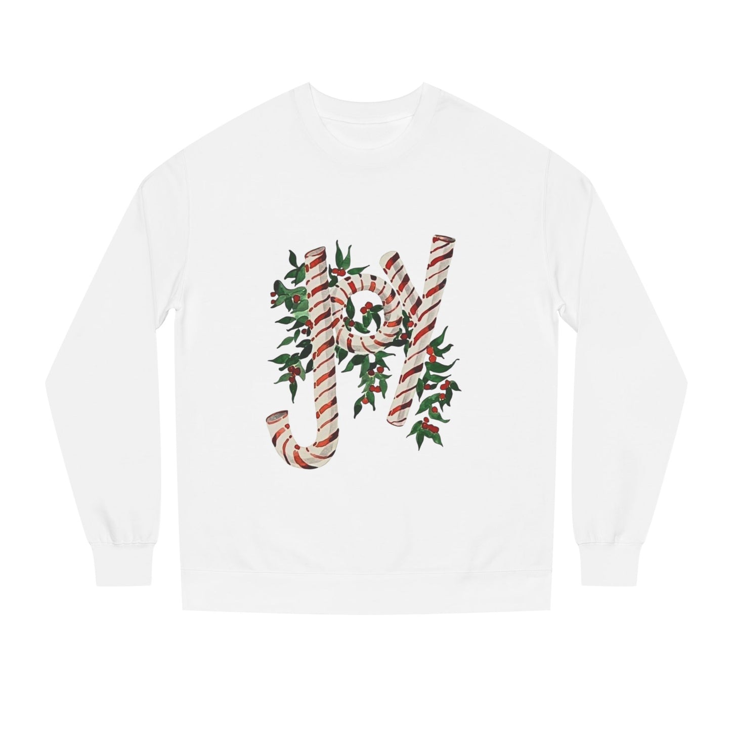 Peppermint Joy Crew Neck Sweatshirt