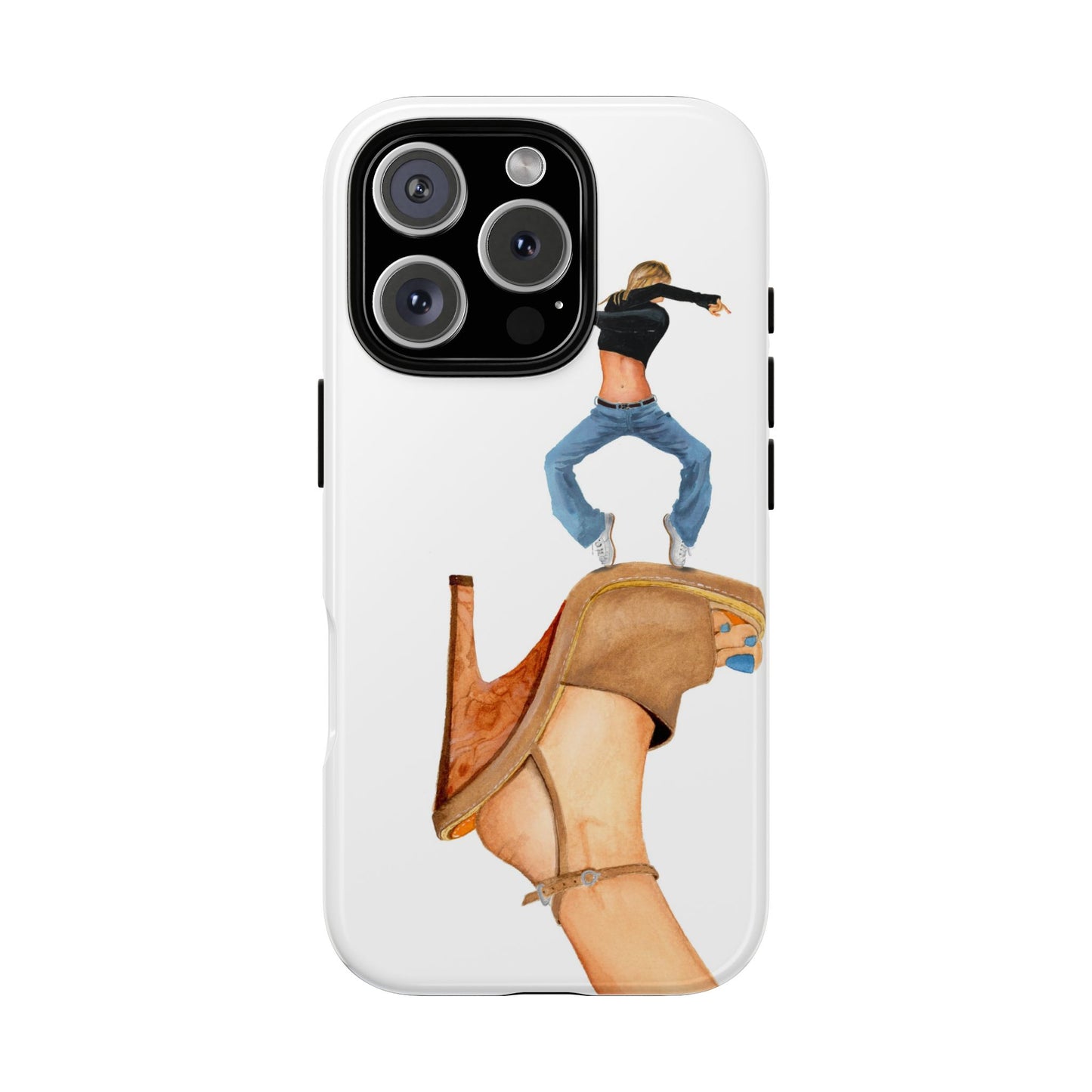 Criss-Cross on a Shoe Phone Case