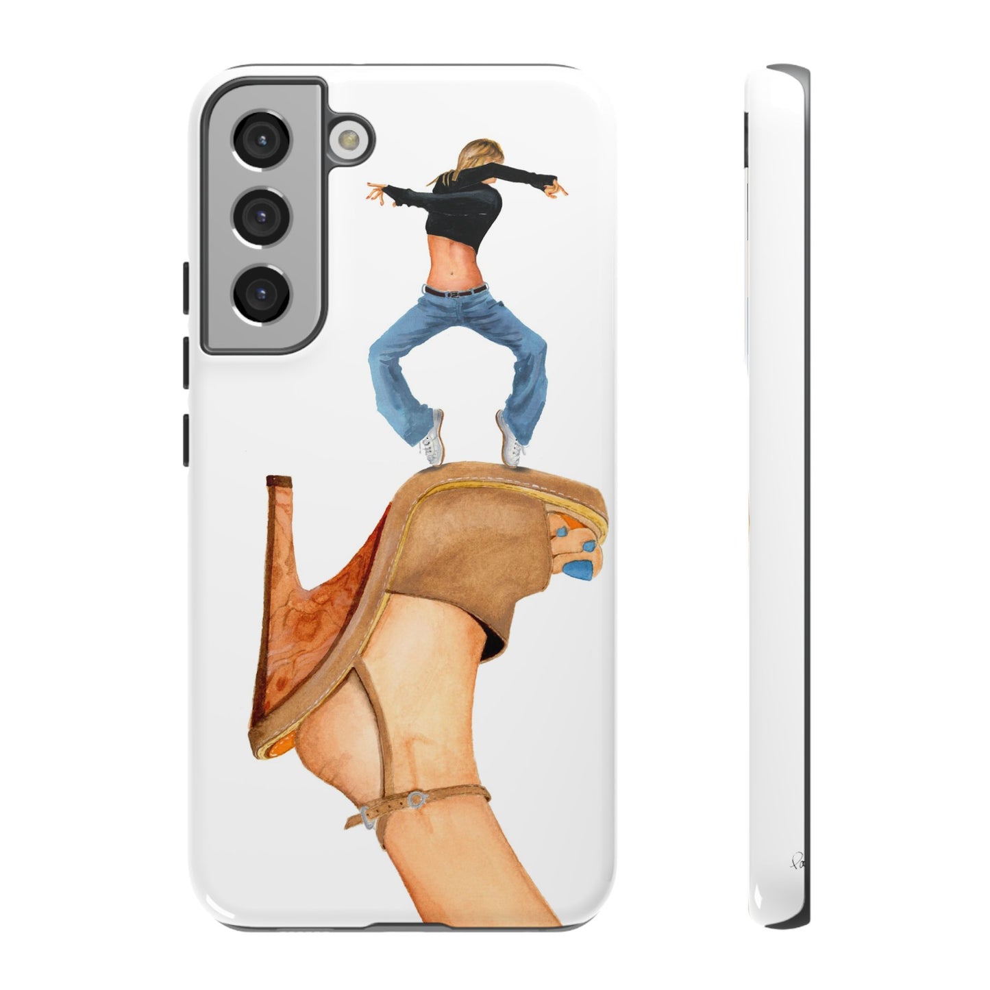 Criss-Cross on a Shoe Phone Case