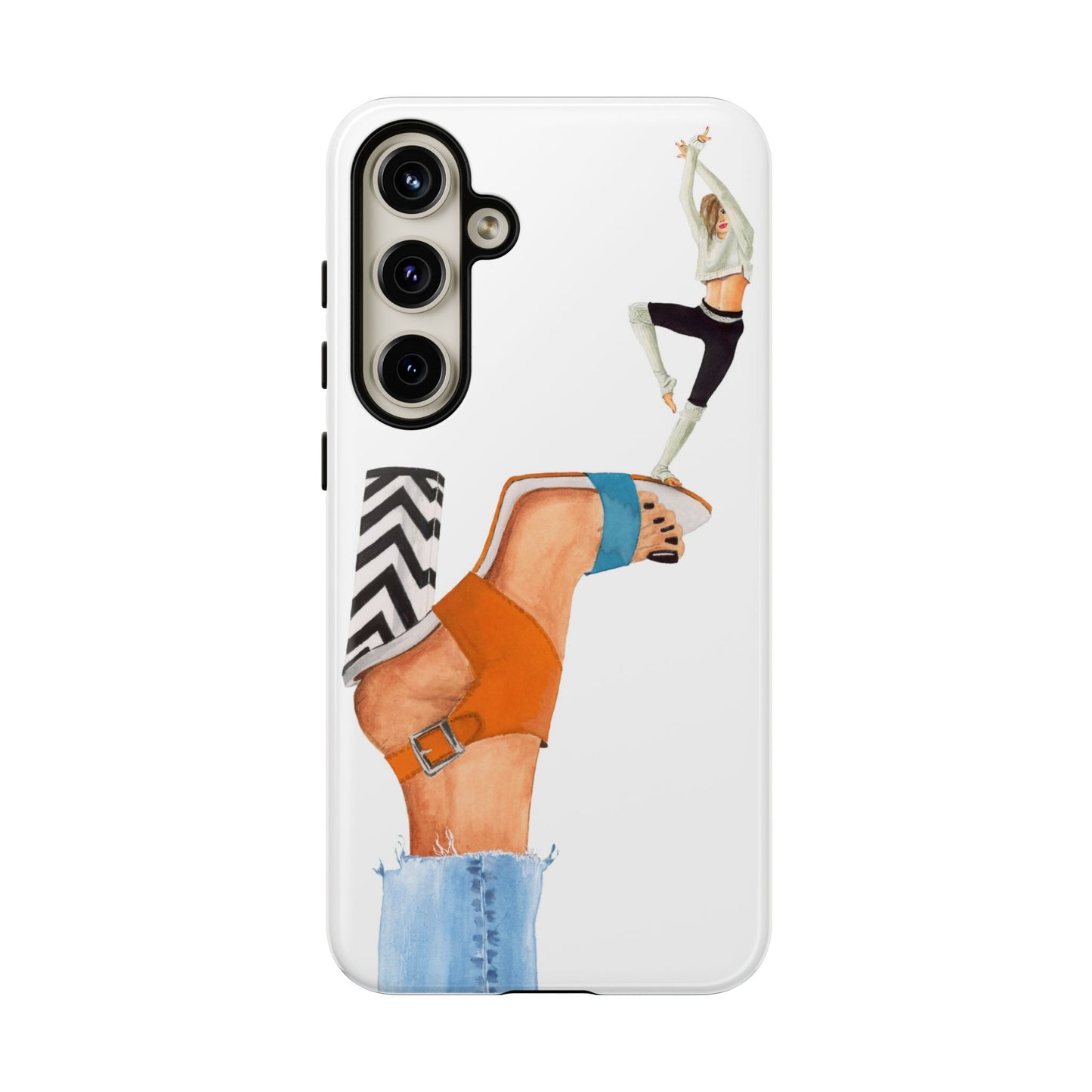Dancer on a Zig-Zag Heel Phone Case