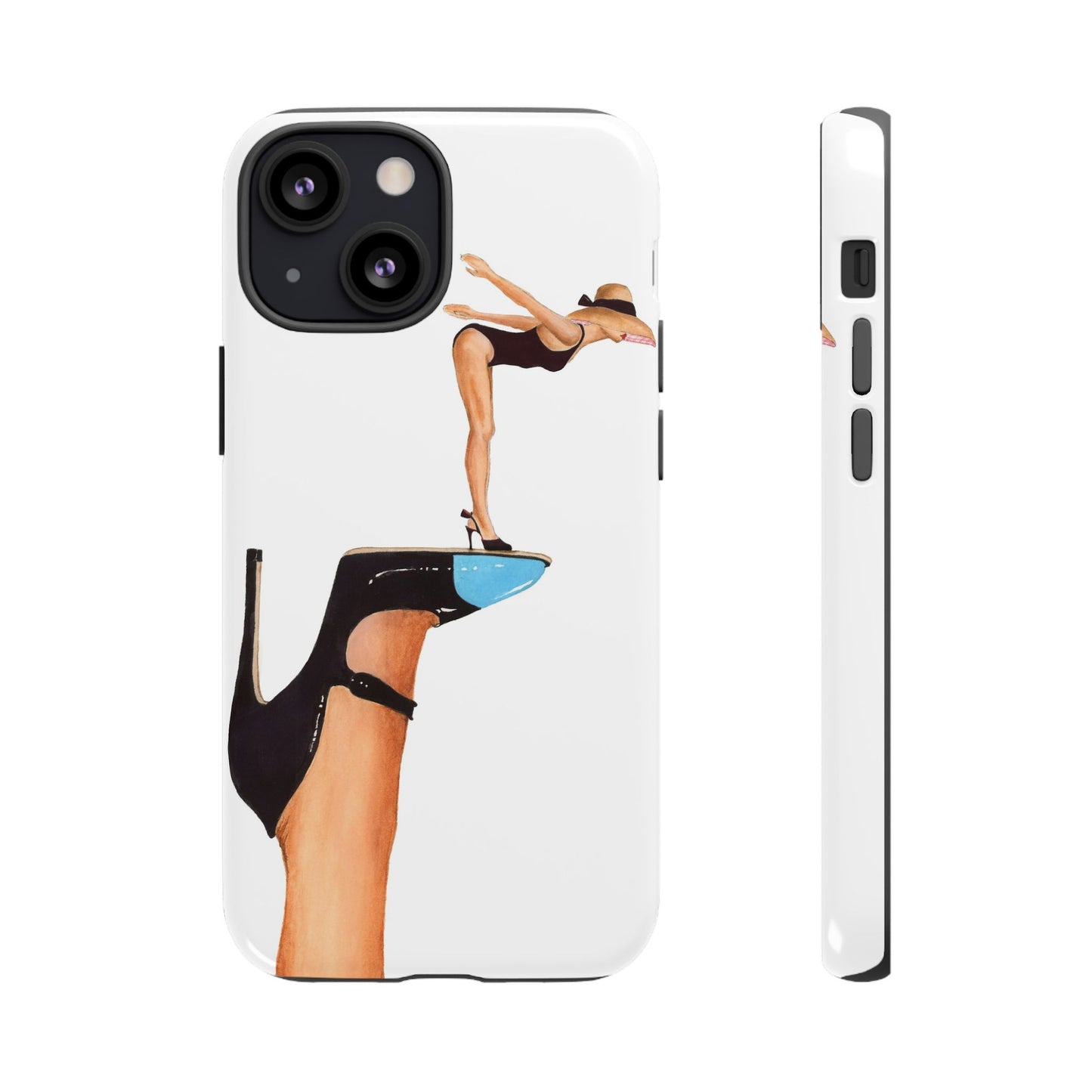 Turquoise Toe Diver Phone Case