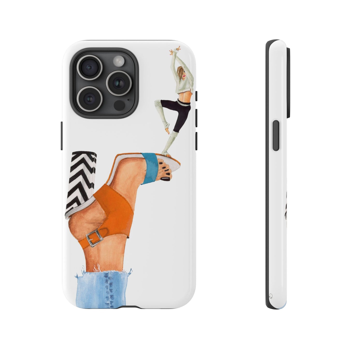 Dancer on a Zig-Zag Heel Phone Case