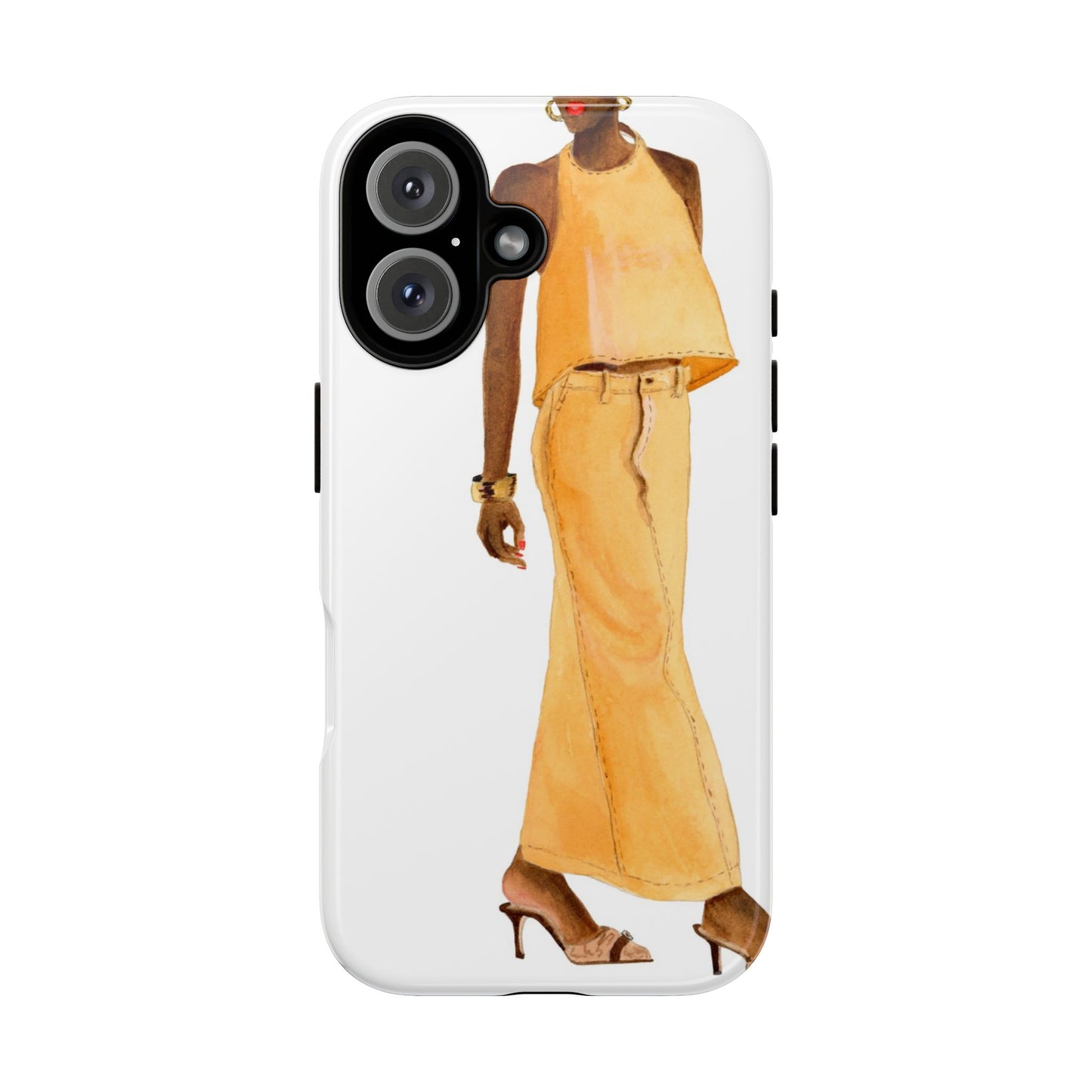 Orange Two Piece Phone Case