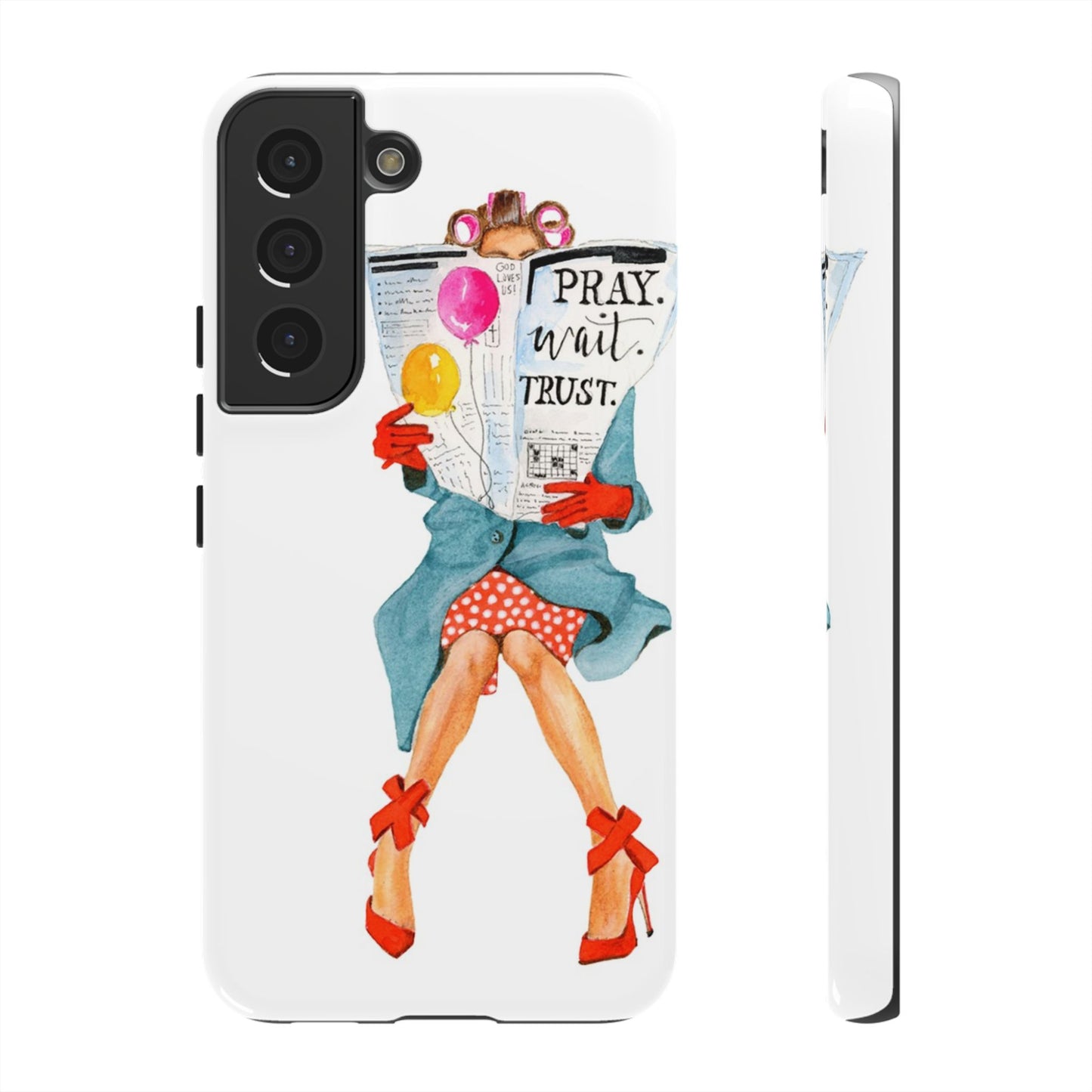 Pray, Wait, Trust Phone Case