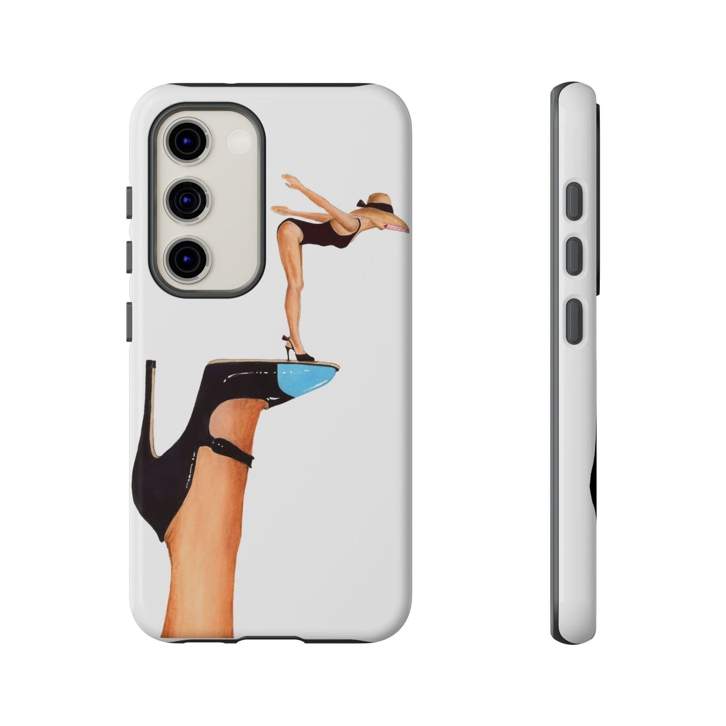 Turquoise Toe Diver Phone Case