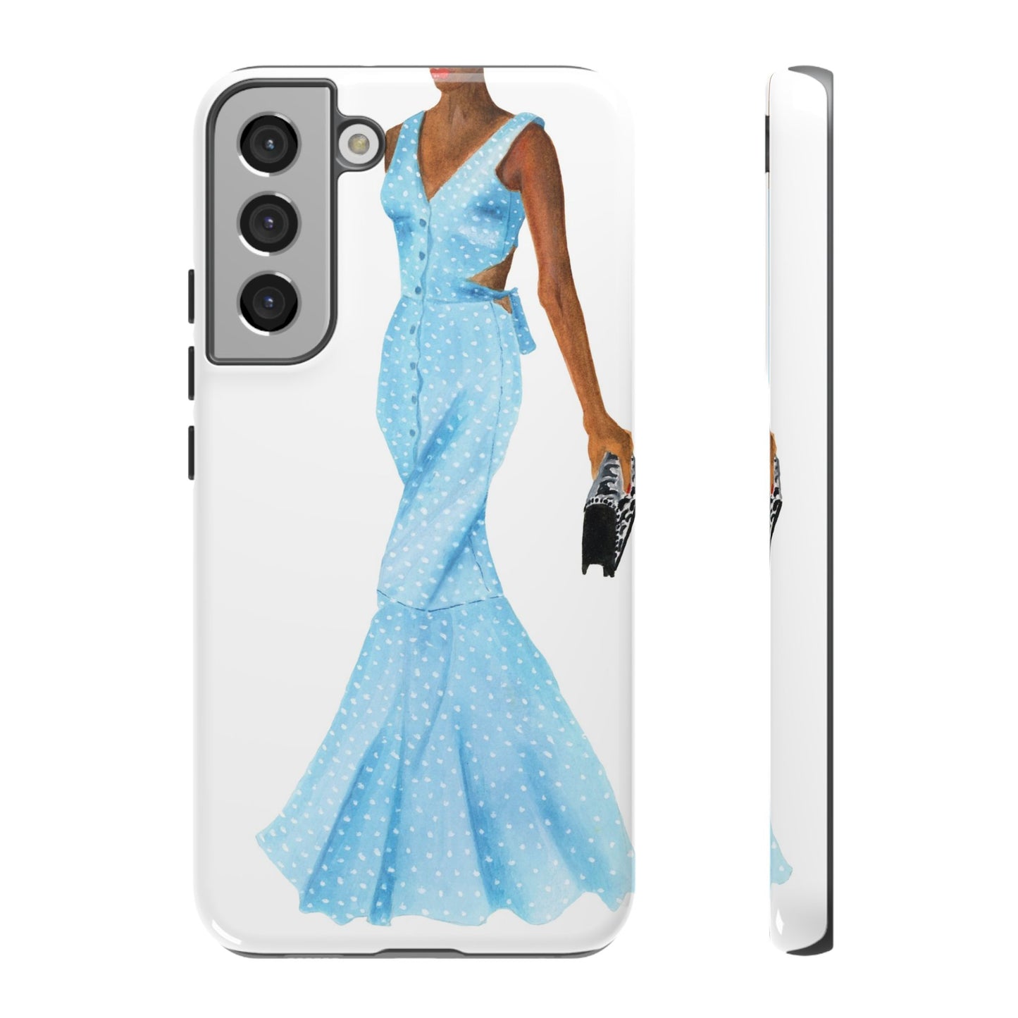 Powder Blue Dress Phone Case