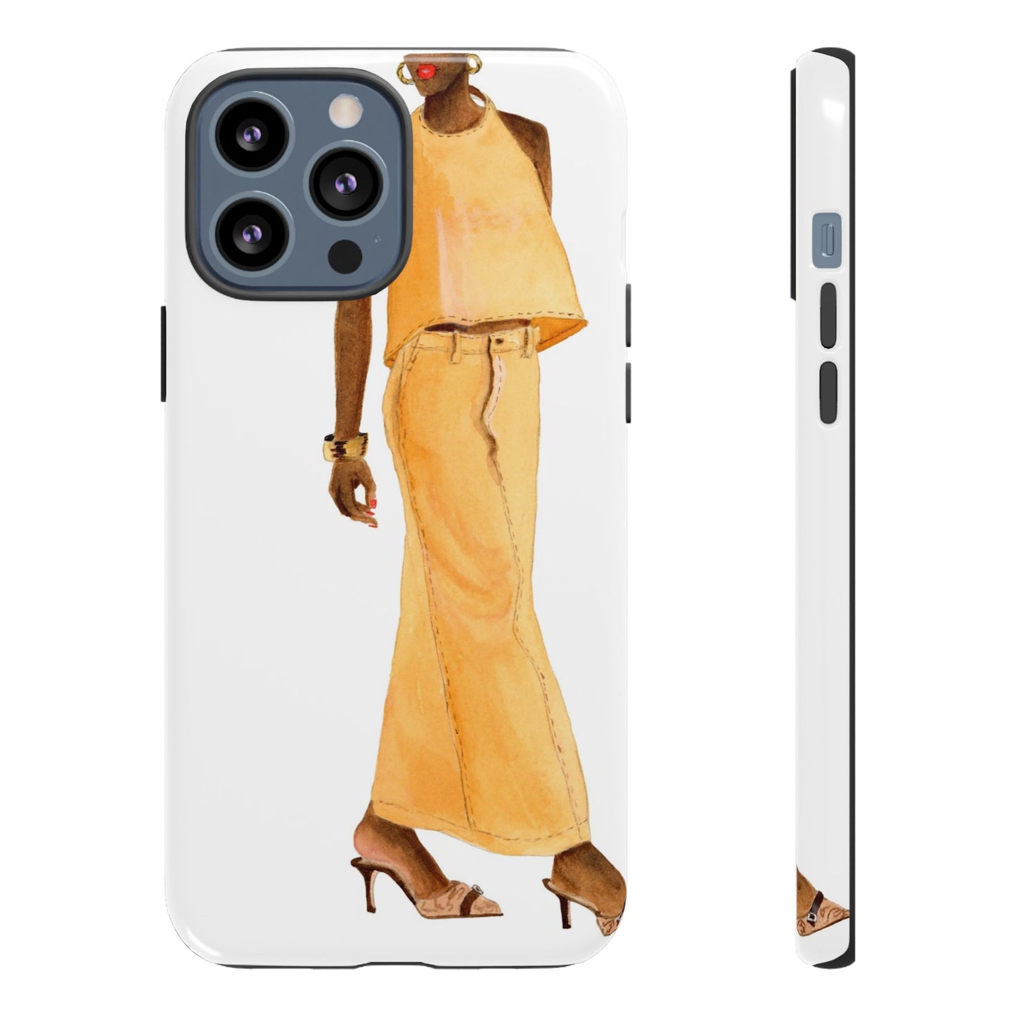 Orange Two Piece Phone Case