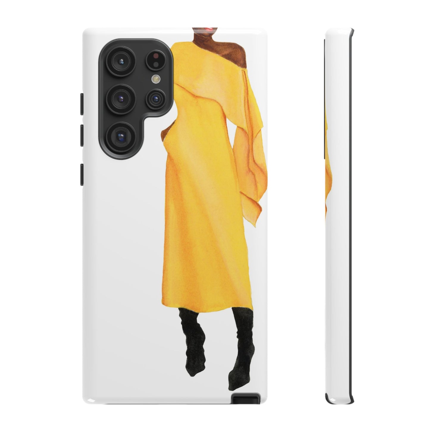 Bright Yellow Dress Phone Case