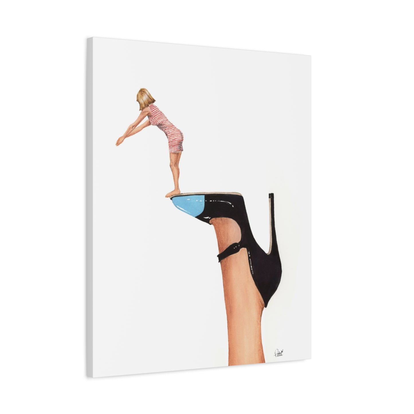 Deep End of the Sole Matte Canvas, Stretched, 1.25"