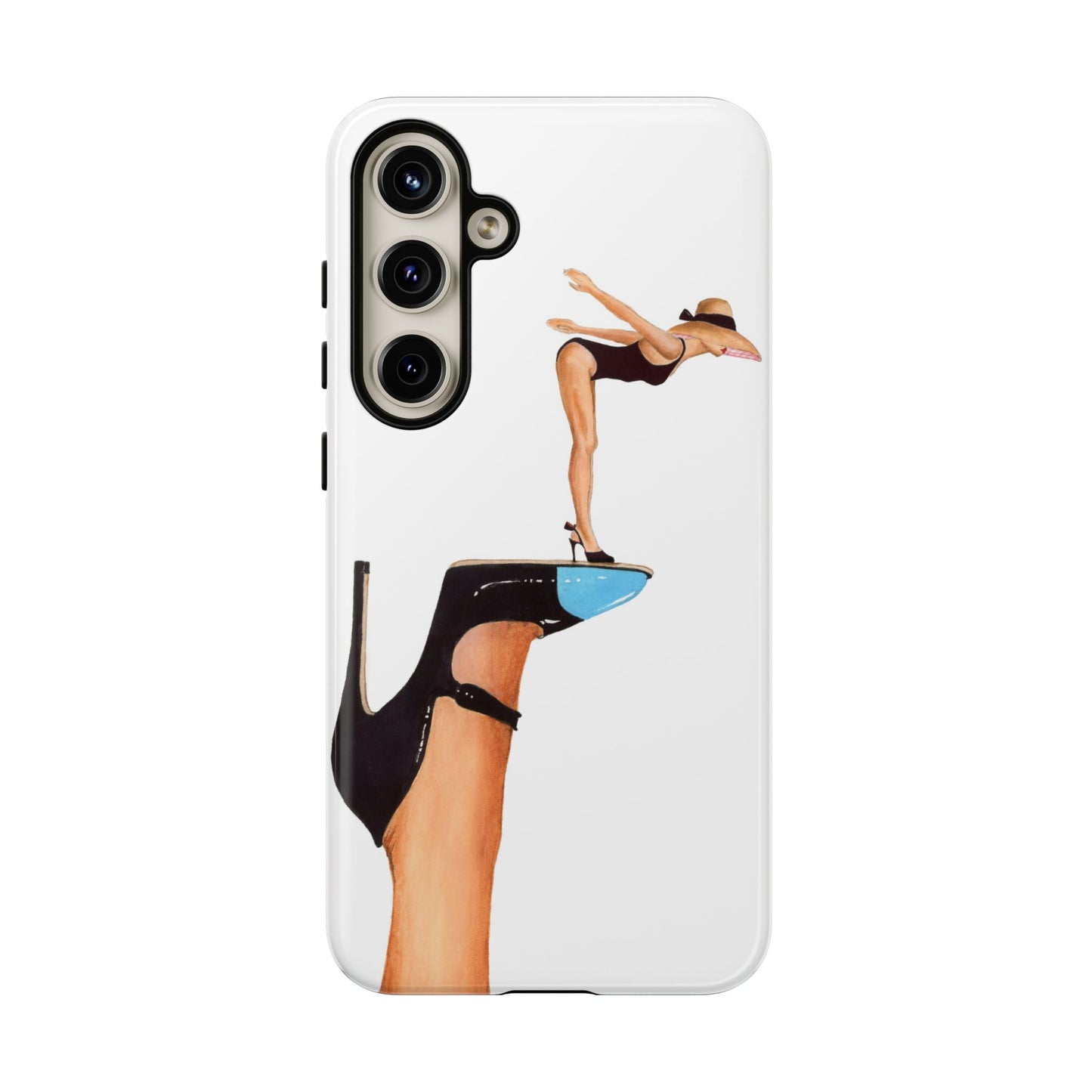 Turquoise Toe Diver Phone Case