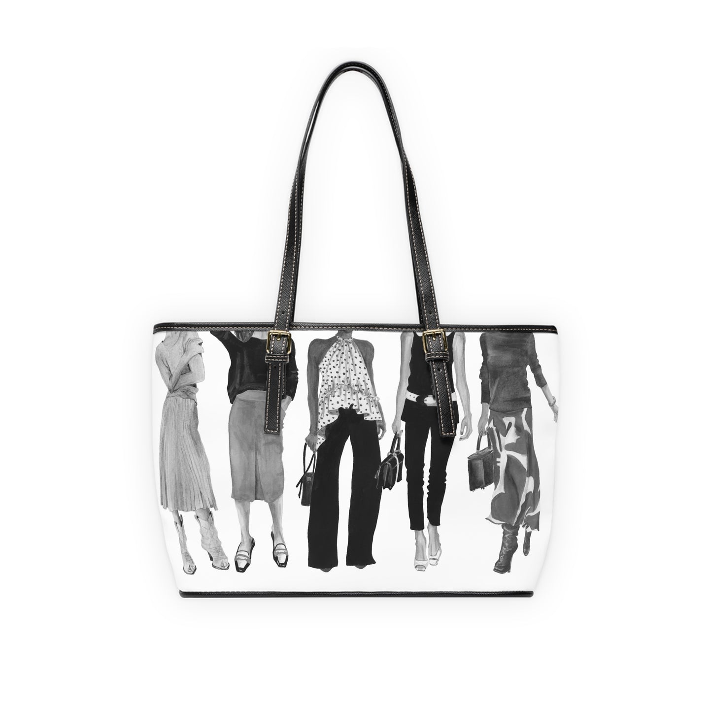 Squad Goals # 10 (Vintage)  Leather Shoulder Bag