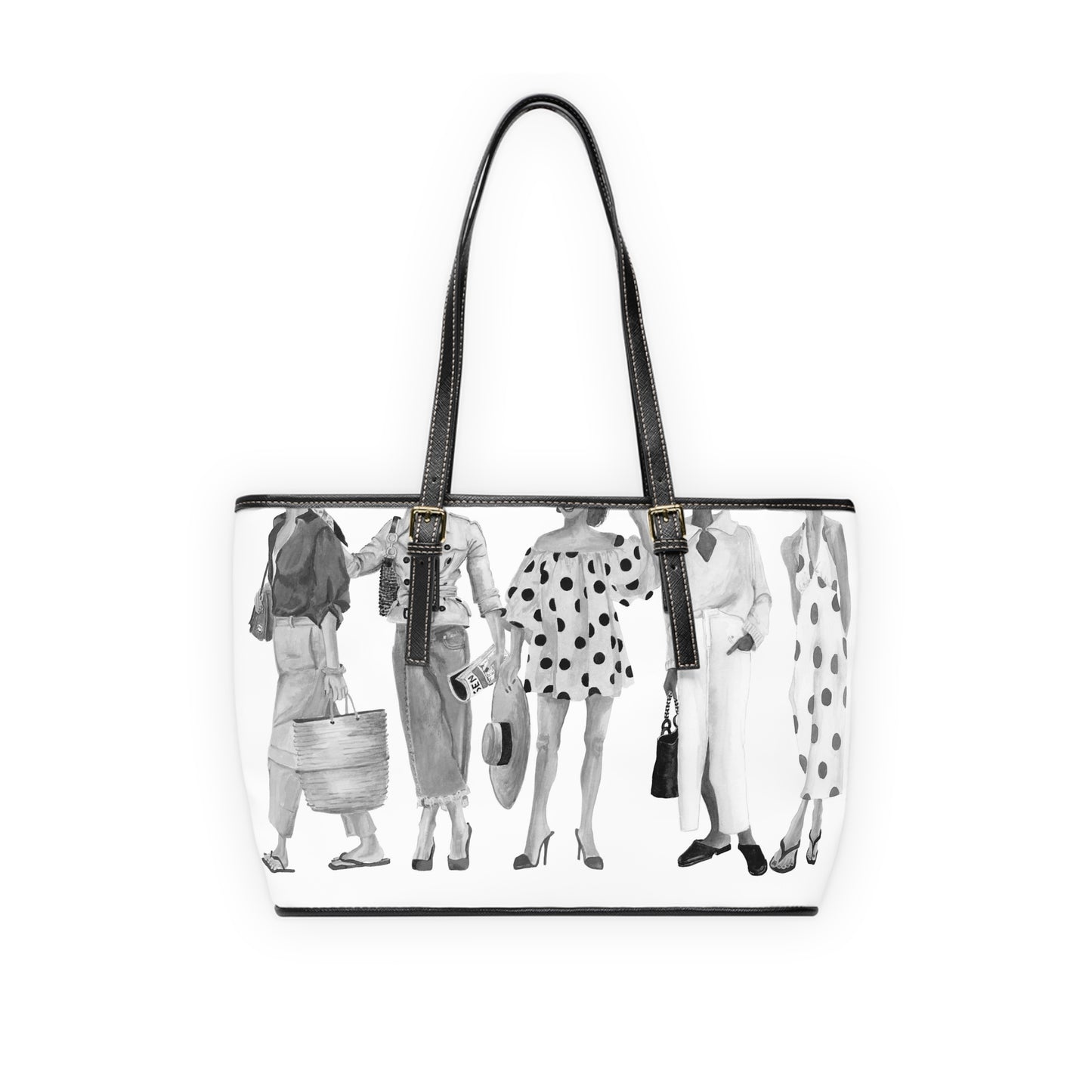 Squad Goals # 7 (Vintage) Leather Shoulder Bag