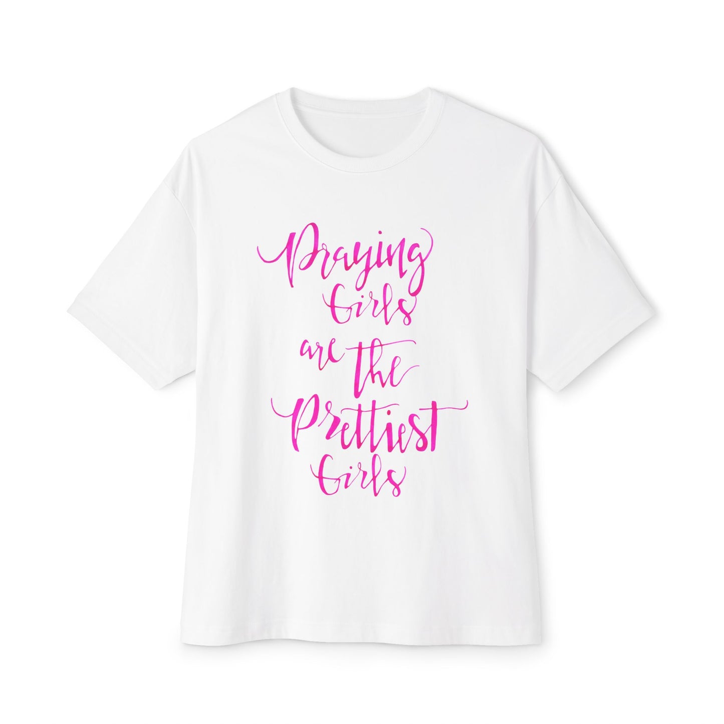 Praying Girls Unisex Oversized Boxy Tee