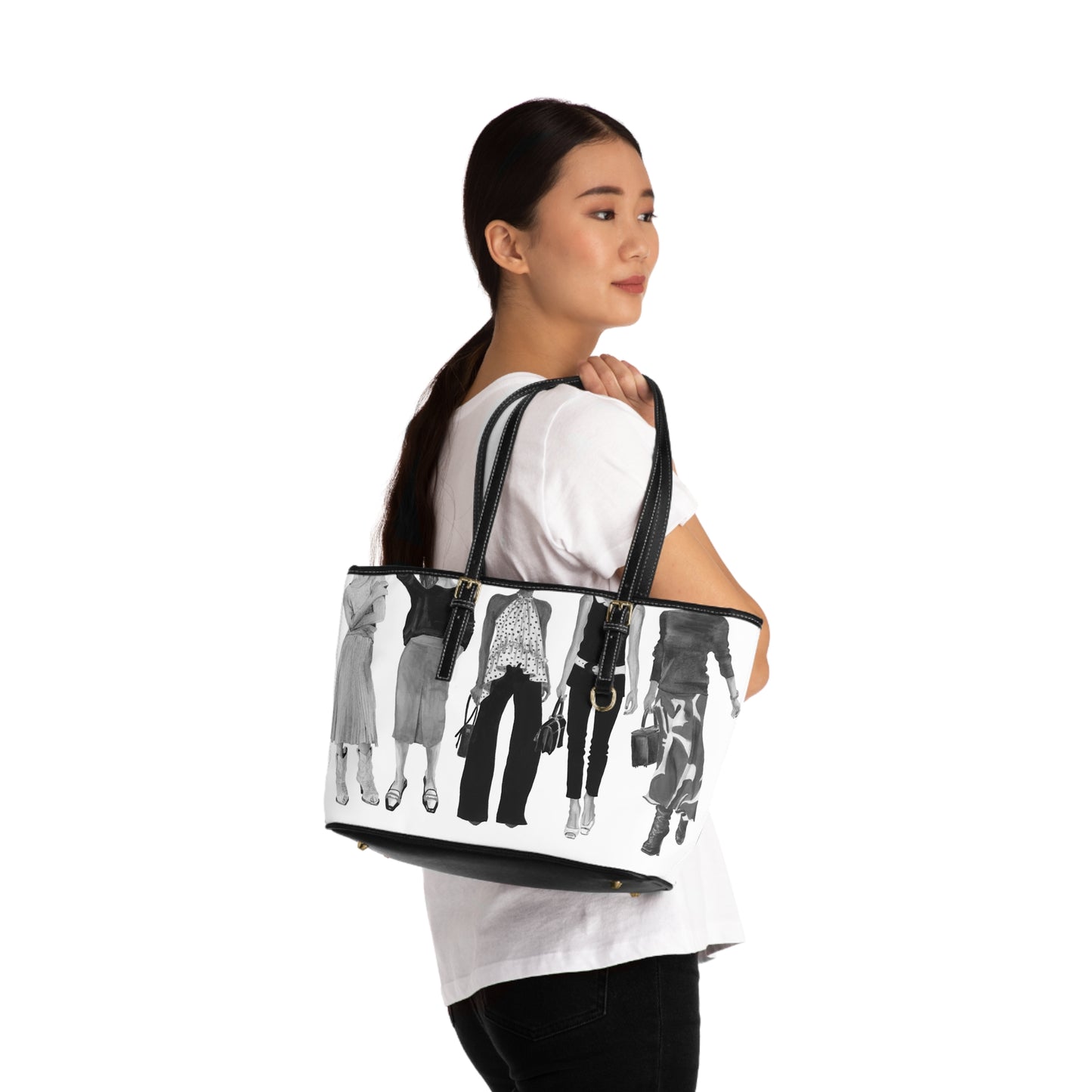 Squad Goals # 10 (Vintage)  Leather Shoulder Bag