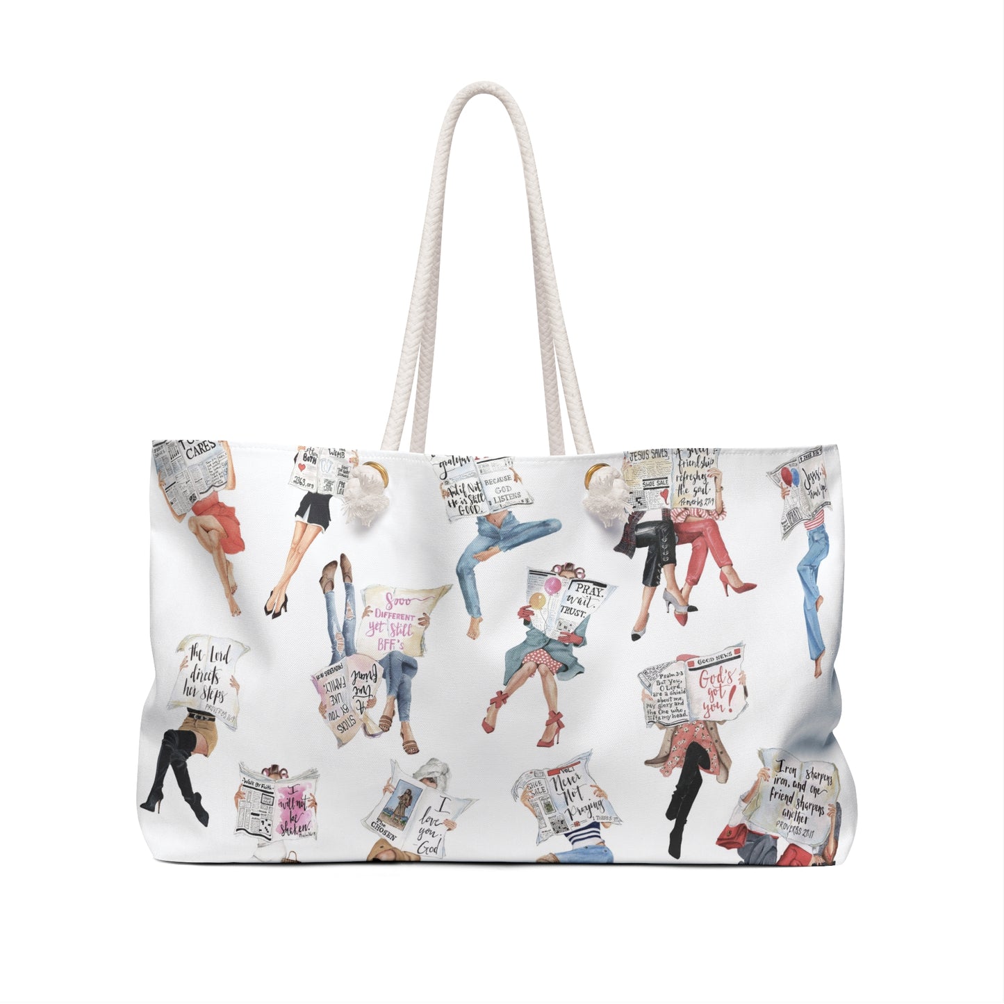 Praying Girls are the Prettiest Girls Weekender Bag