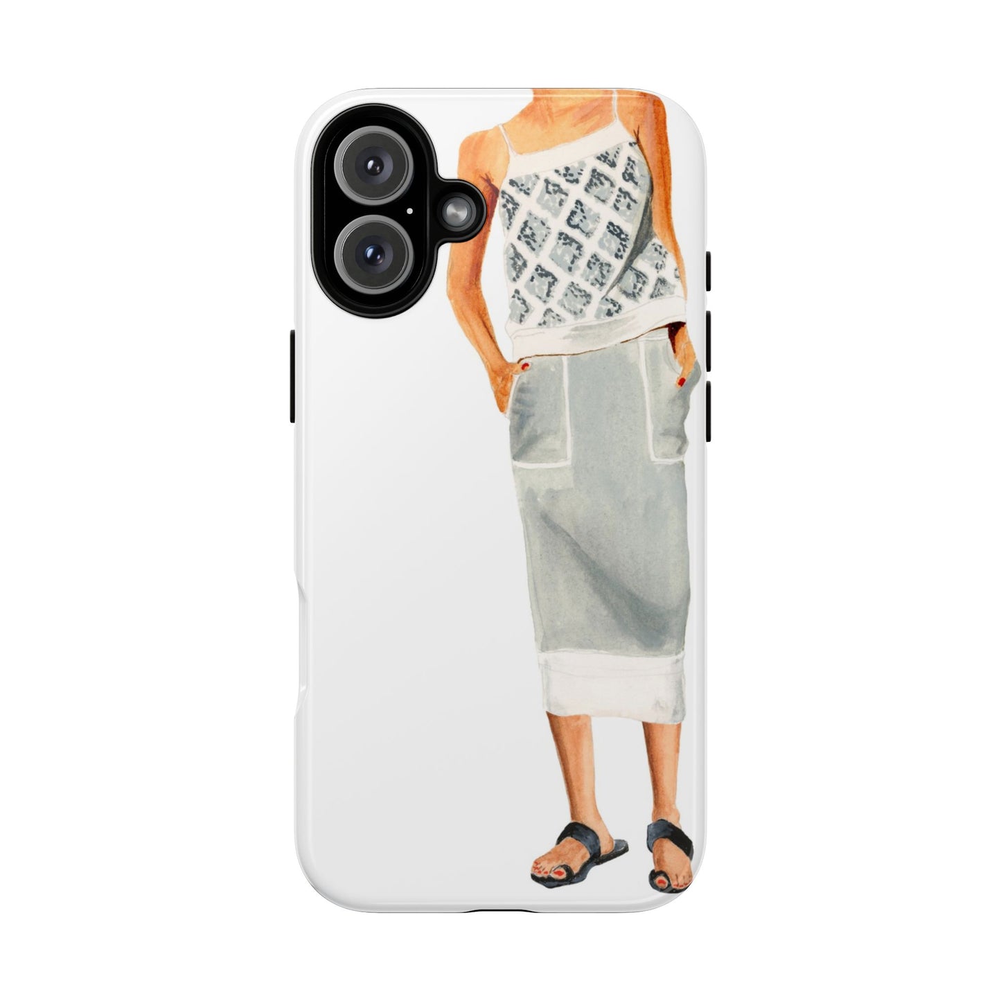 Gray 2 Piece Phone Case