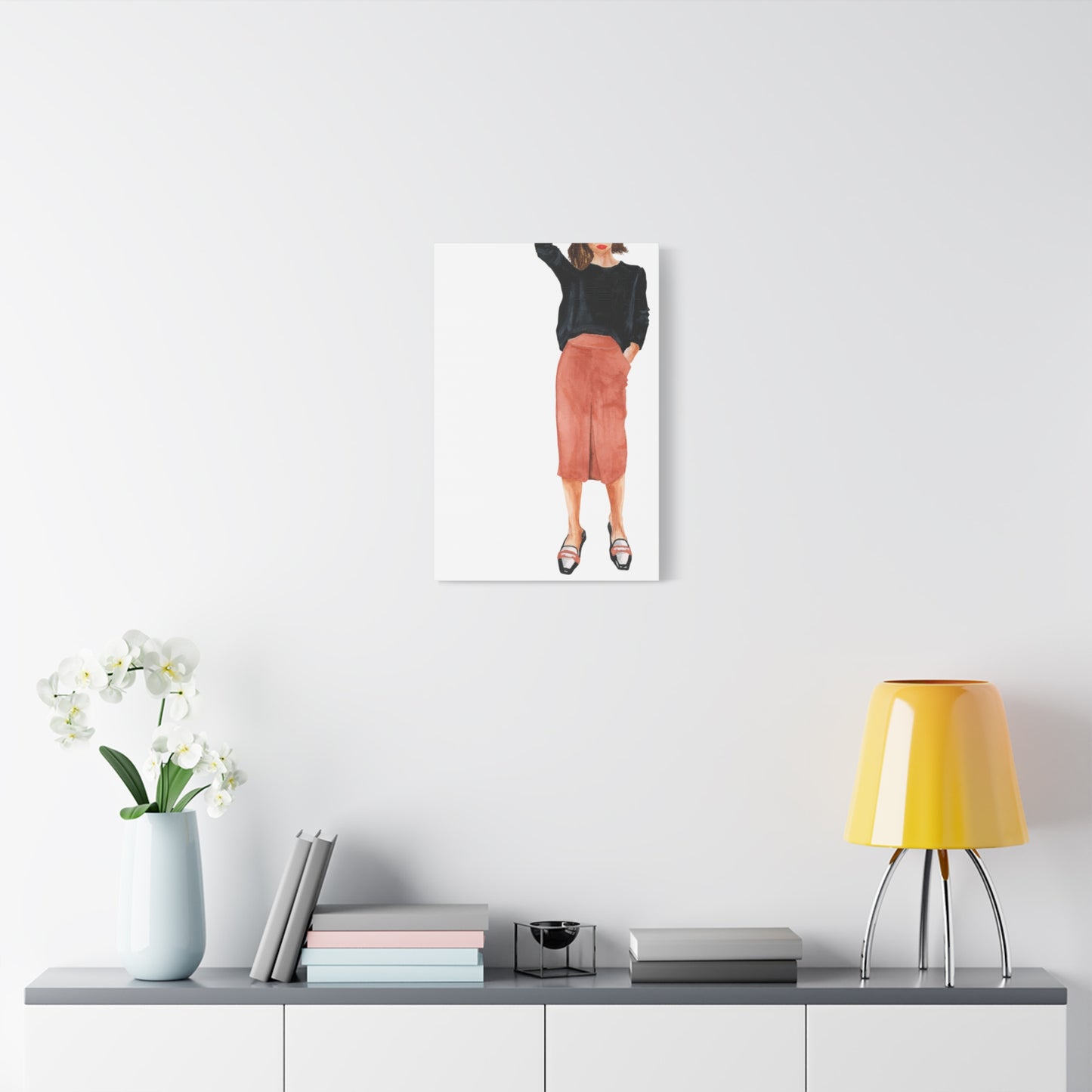 Loafers Matte Canvas, Stretched, 1.25"