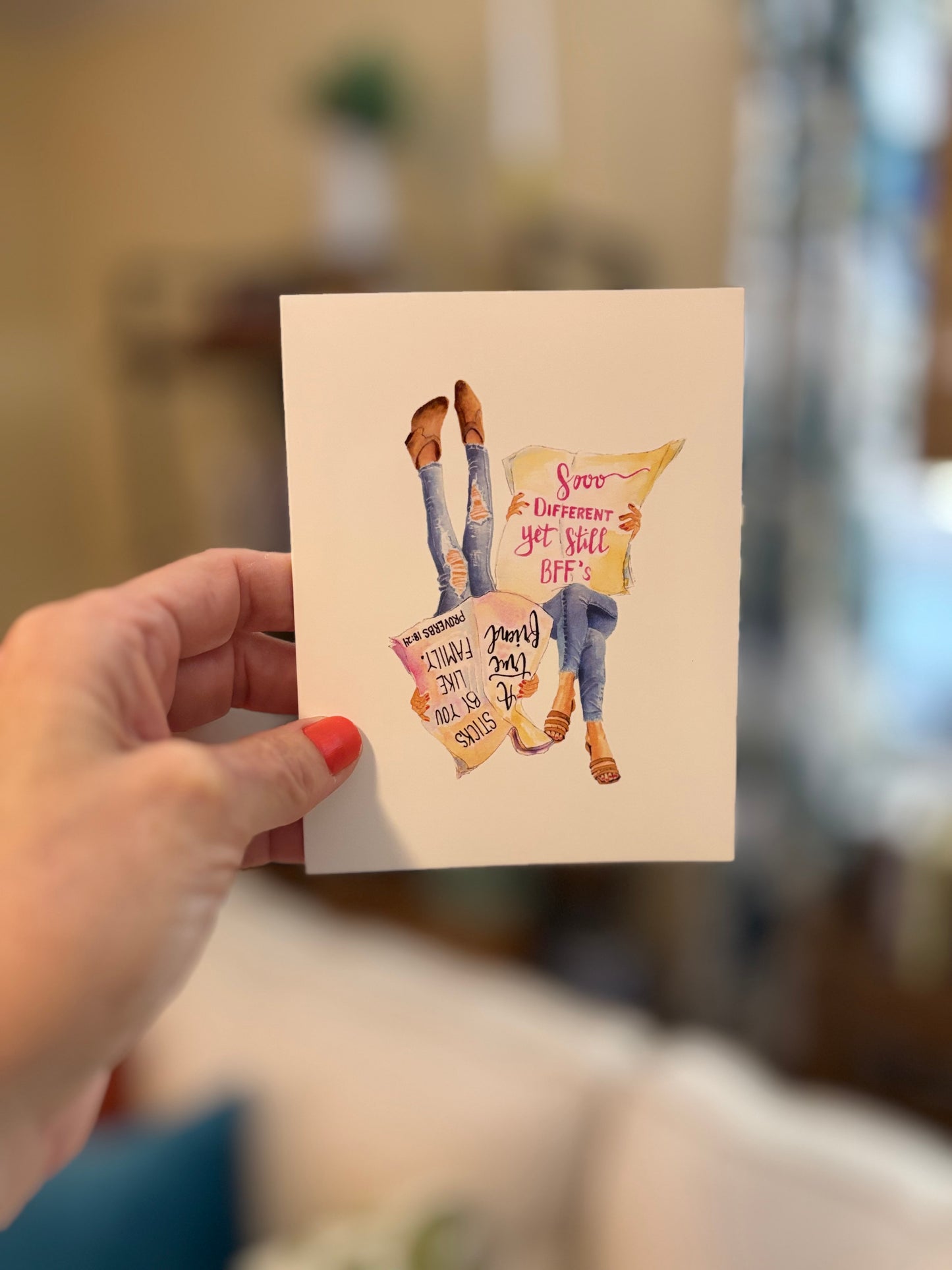 "Good News Girls" Note Cards